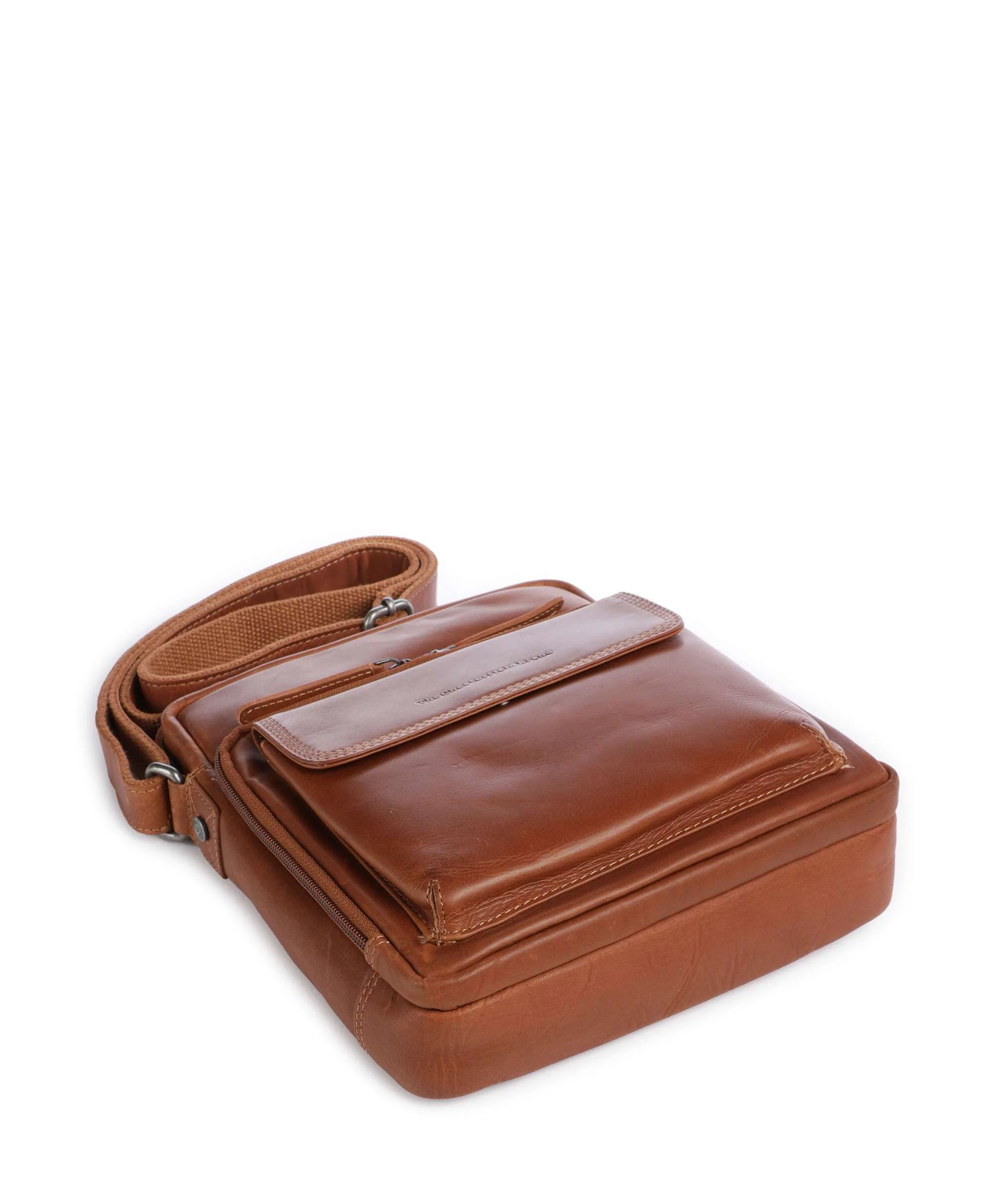 The Chesterfield Brand Wax Pull Up Cow Montira Crossbody bag cognac - Image 5