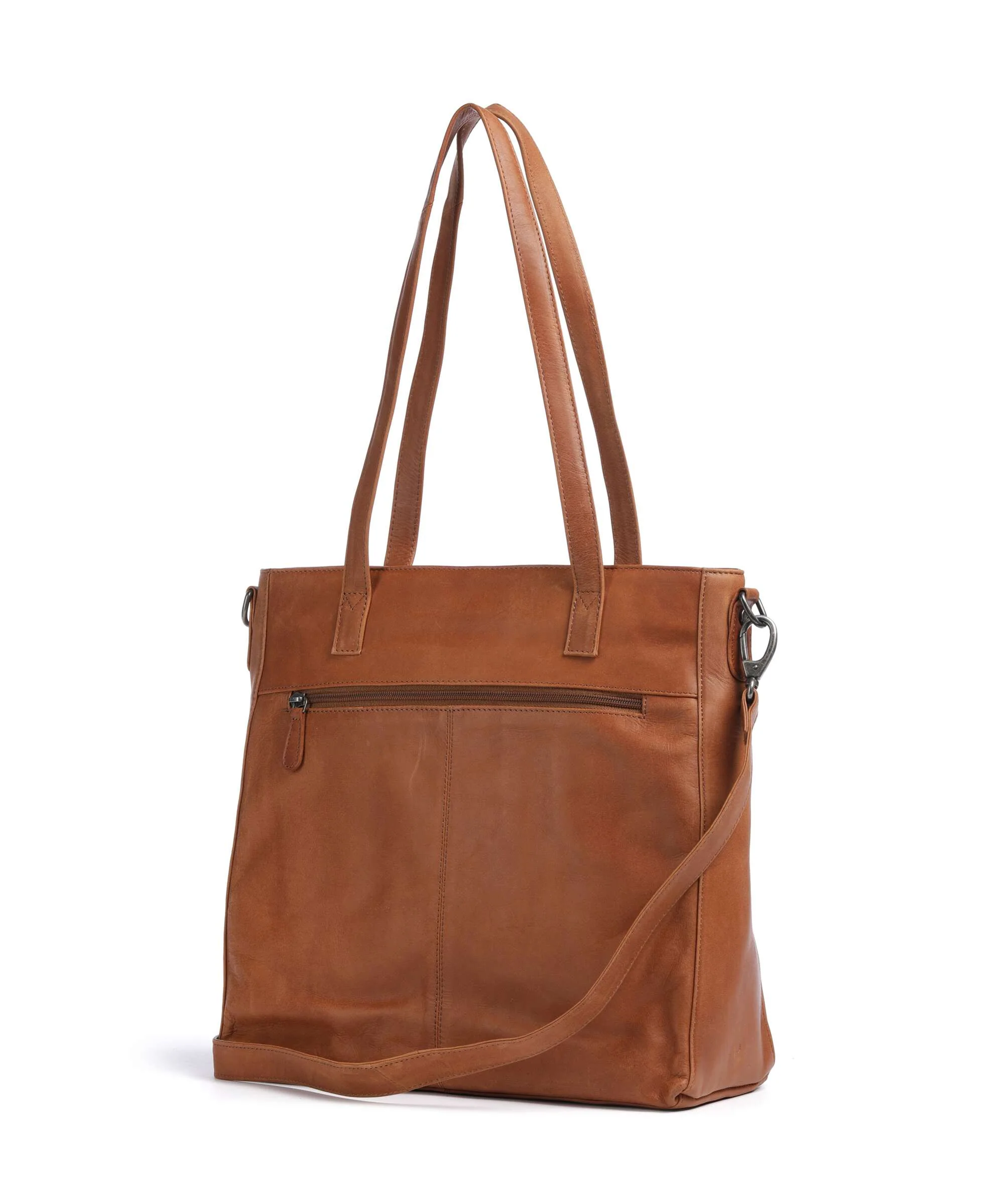 The Chesterfield Brand Wax Pull Up Cow Mosel Tote bag cognac - Image 2