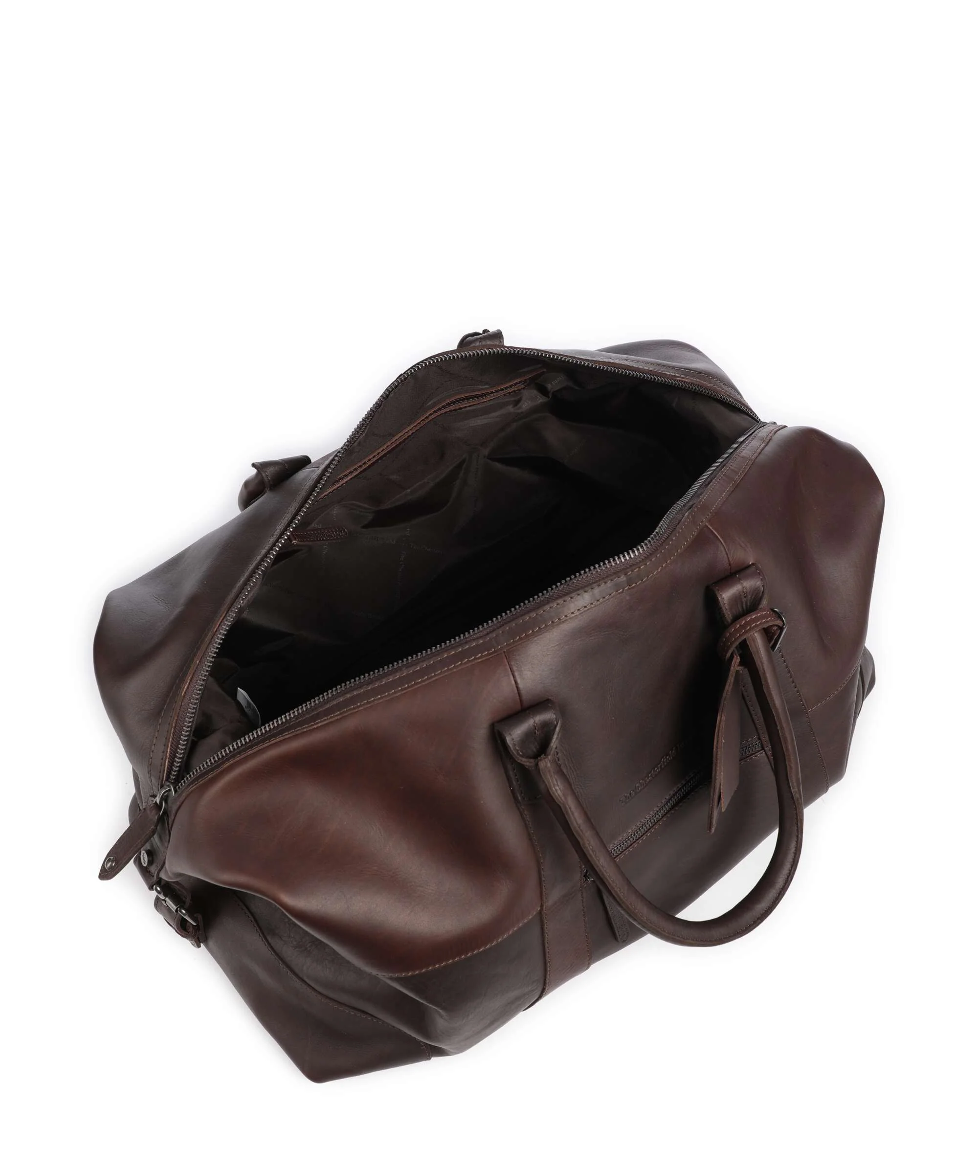 The Chesterfield Brand Wax Pull Up Cow Portsmouth 2 Weekend bag brown - Image 5