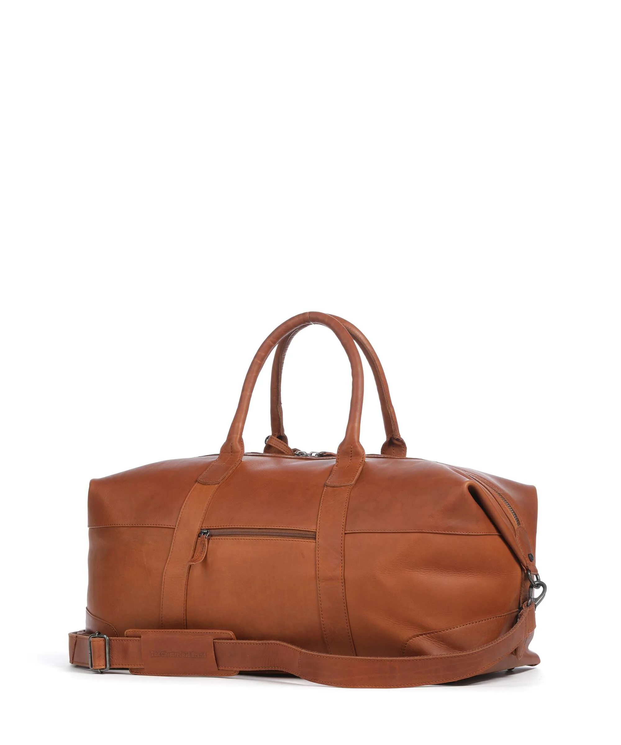The Chesterfield Brand Wax Pull Up Cow Portsmouth 2 Weekend bag cognac - Image 2