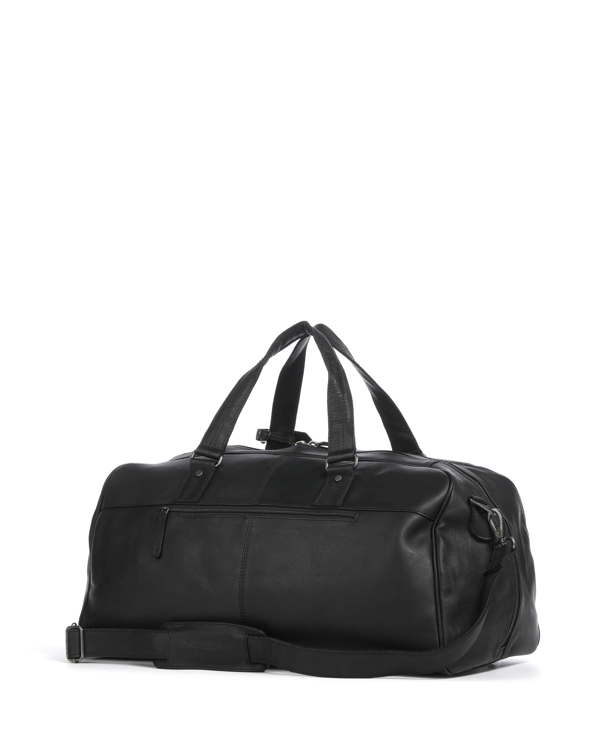 The Chesterfield Brand Wax Pull Up Cow Rivaro Weekend bag black - Image 2