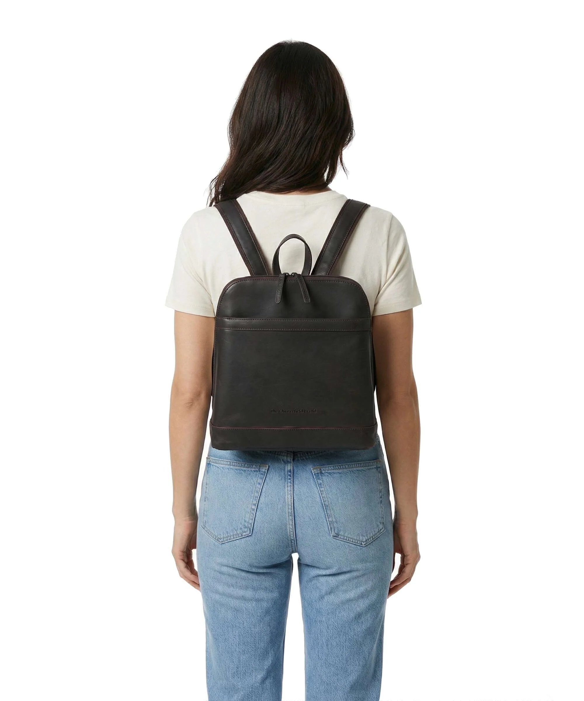 The Chesterfield Brand Wax Pull Up Cow Tigris Backpack brown - Image 3