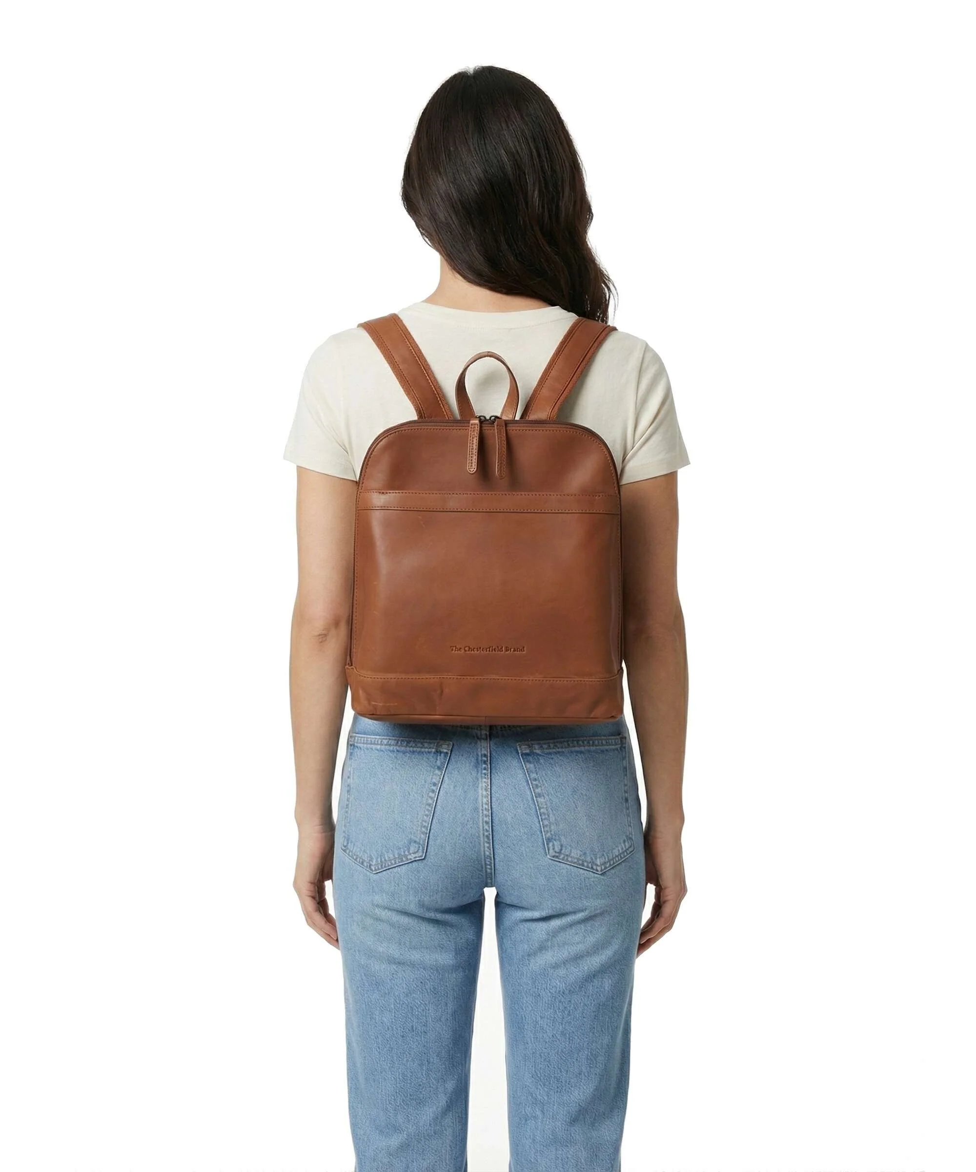 The Chesterfield Brand Wax Pull Up Cow Tigris Backpack cognac - Image 3