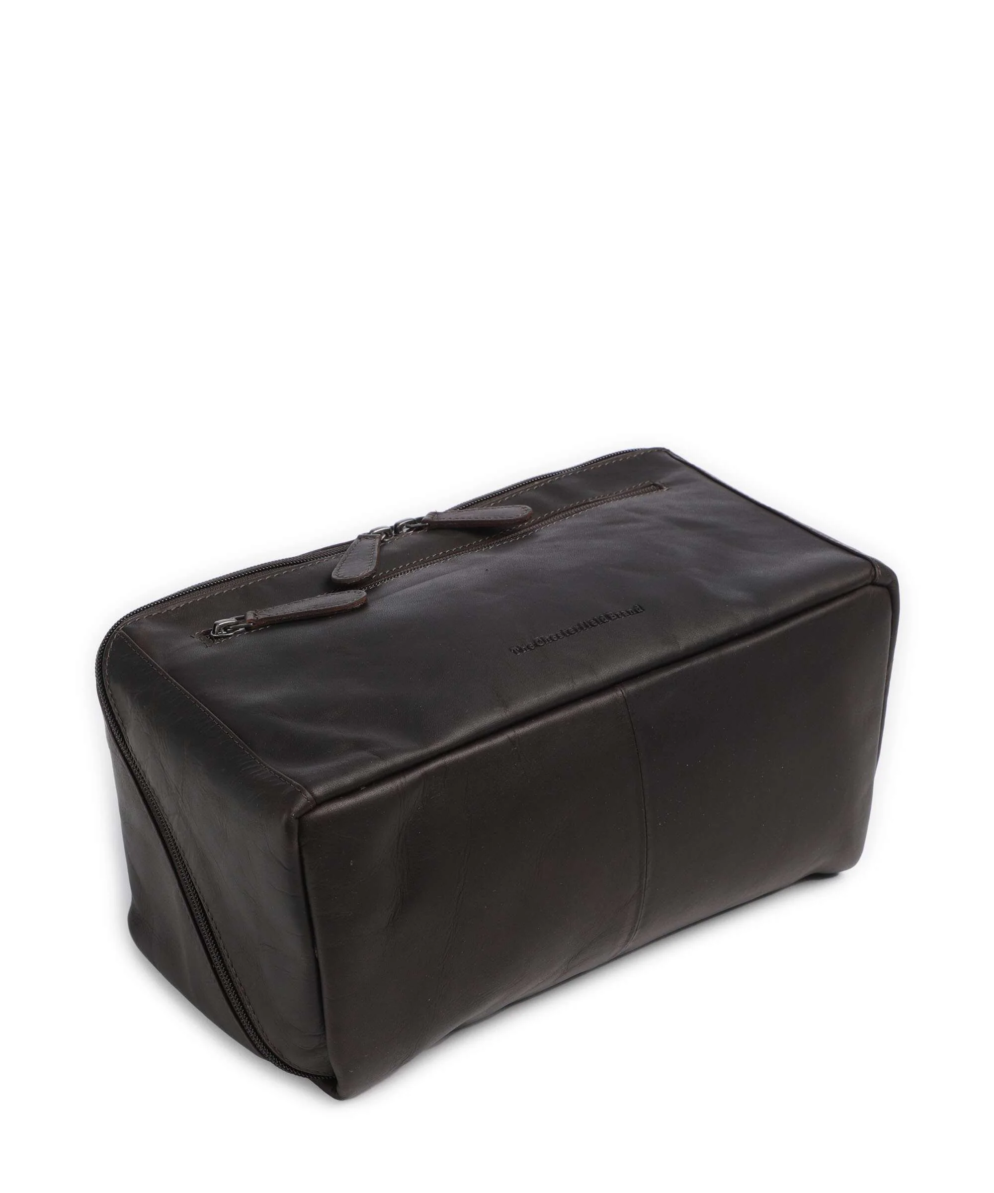The Chesterfield Brand Wax Pull Up Cow Trevia Toiletry bag brown - Image 3