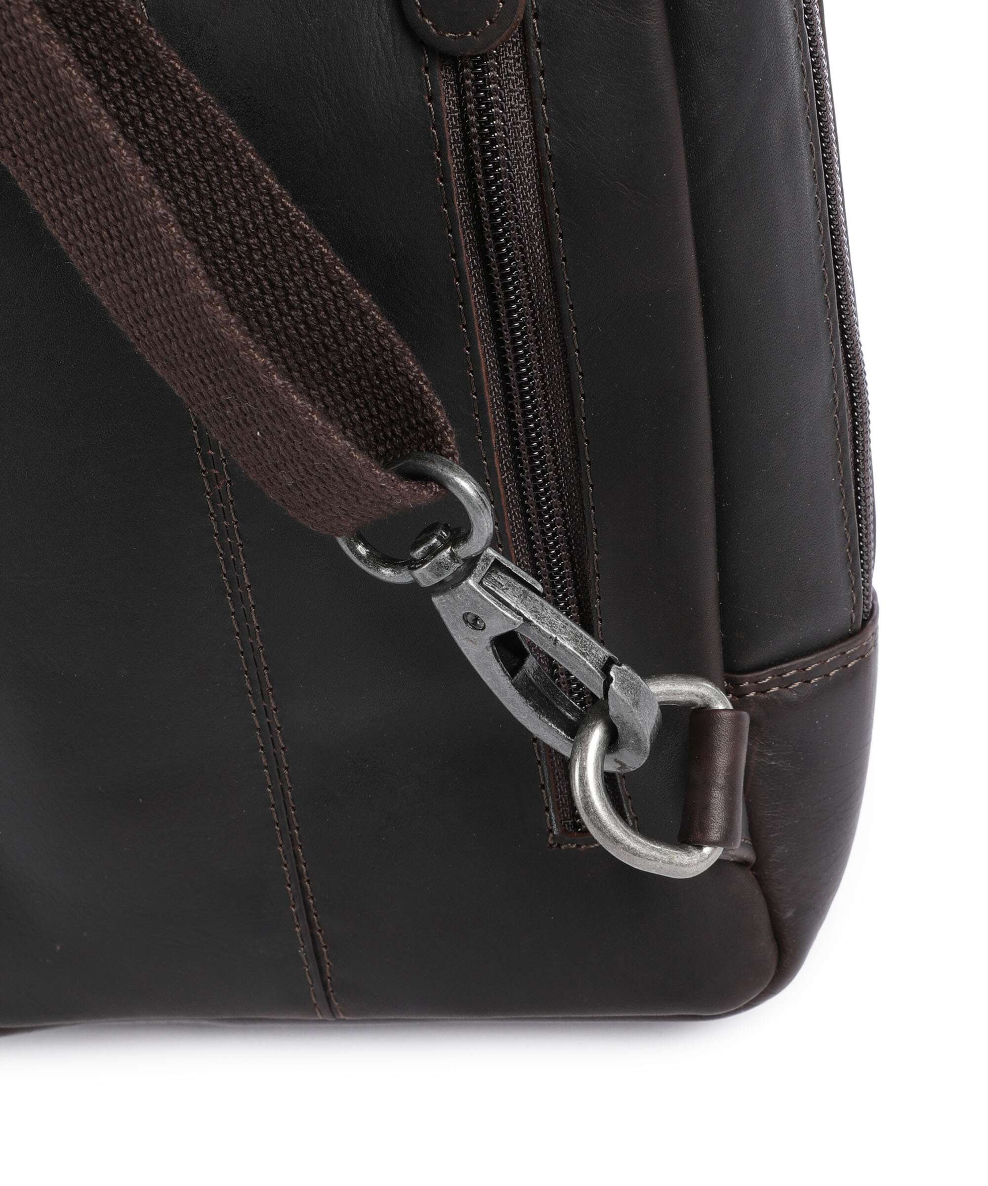 The Chesterfield Brand Wax Pull Up Cow Turelle Sling bag brown - Image 4