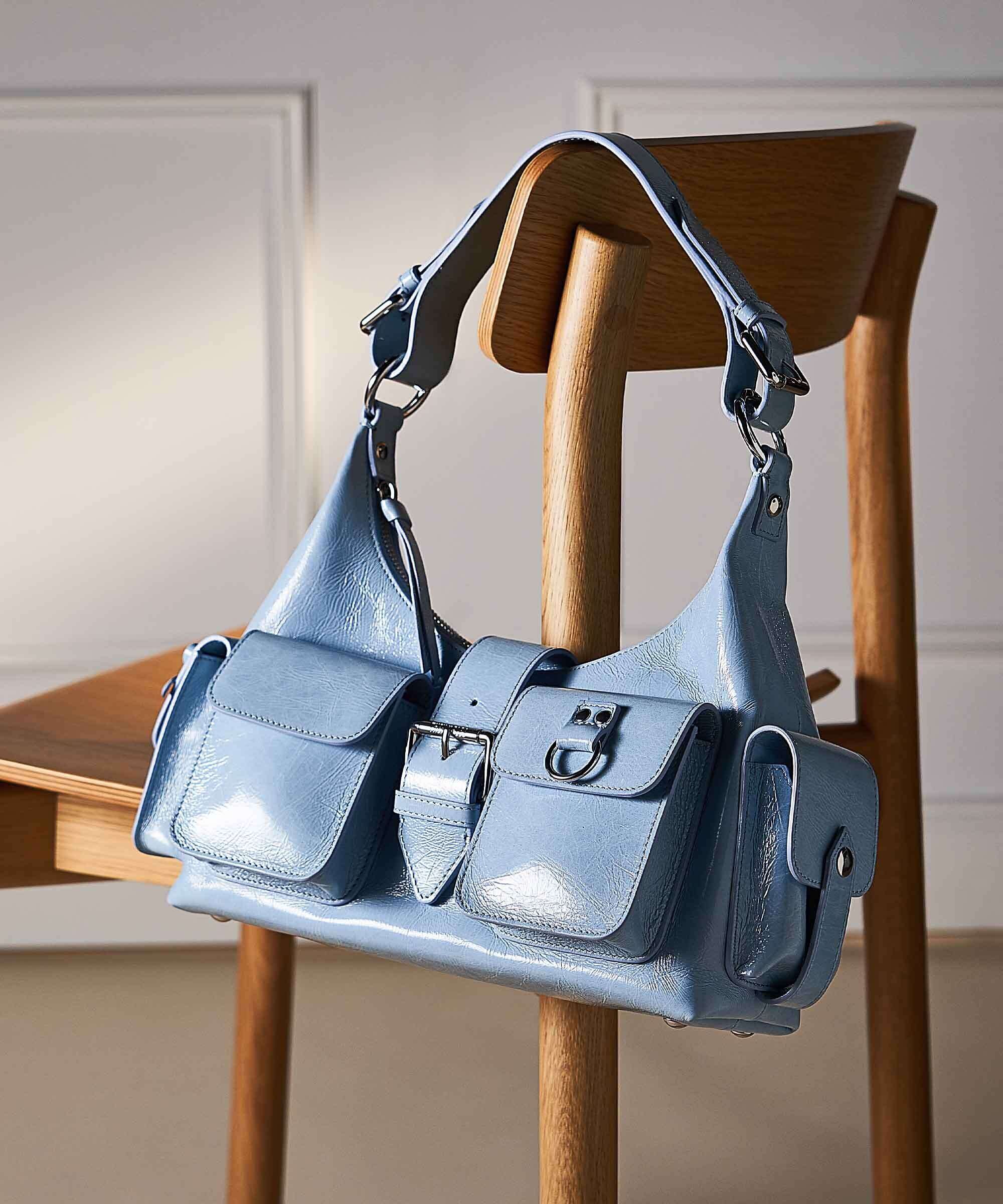 The Kooples Amelia Shoulder bag light blue - Image 7