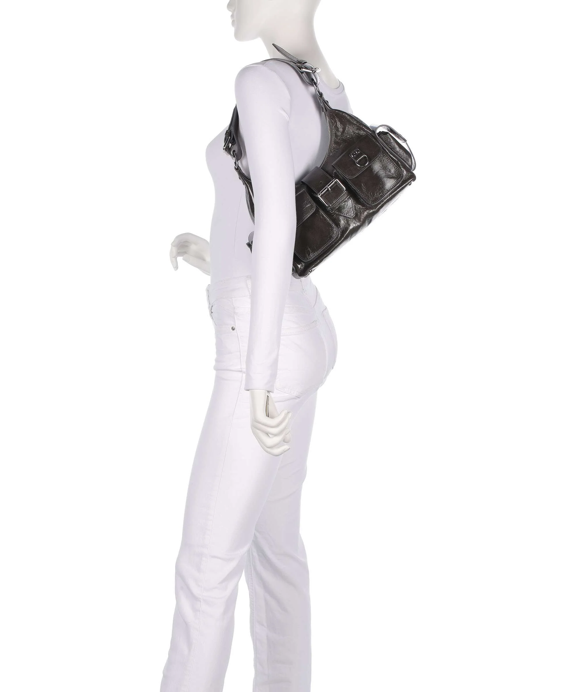 The Kooples Amelia Shoulder bag grey - Image 3