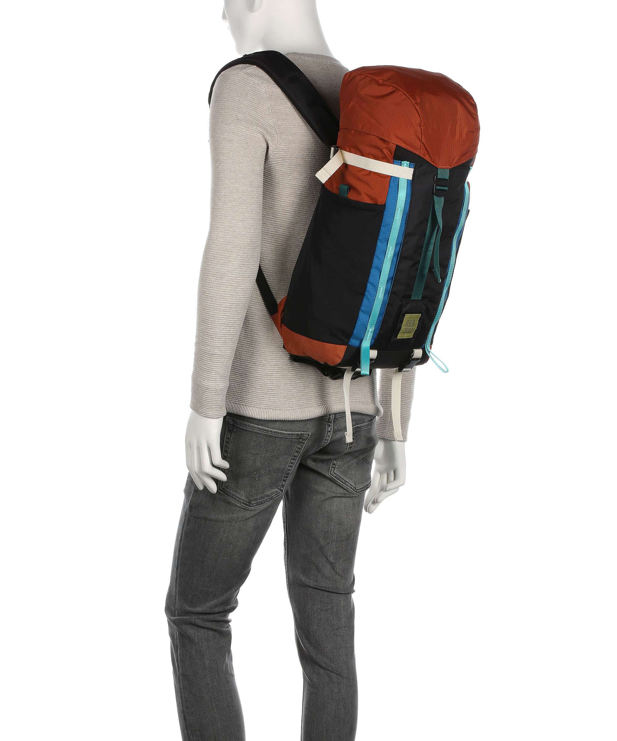 Topo Designs Mountain 16 Backpack pond blue/olive - Image 4