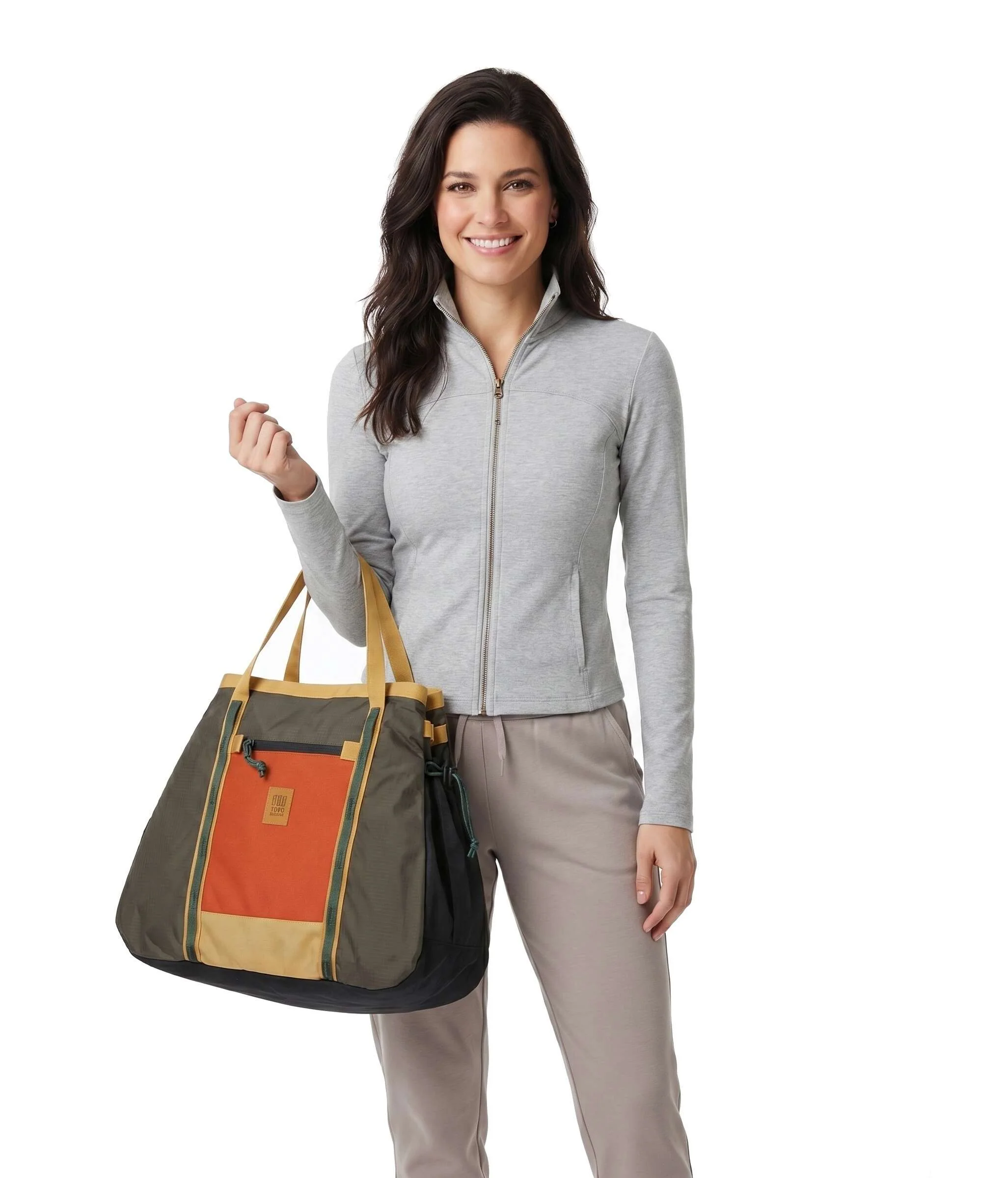 Topo Designs Mountain Gear Tote bag woodland/terracotta - Image 3