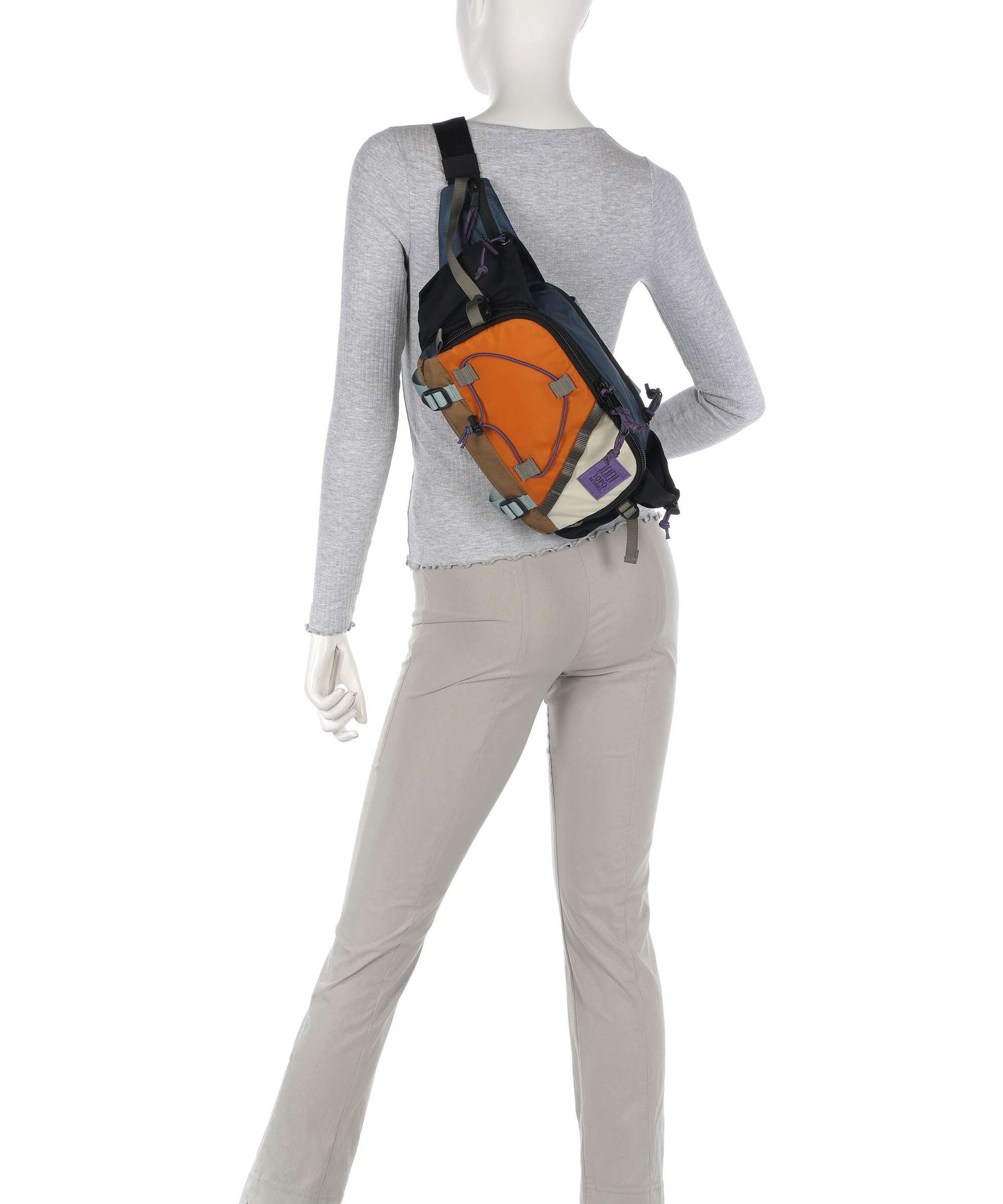 Topo Designs Mountain Hydro Belt bag stone blue/bone white - Image 3