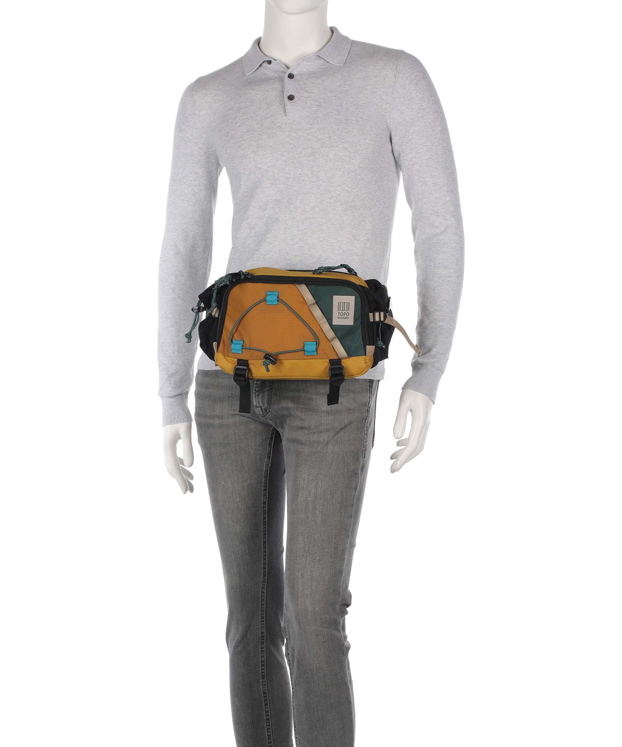Topo Designs Mountain Hydro Belt bag mustard/forest - Image 4