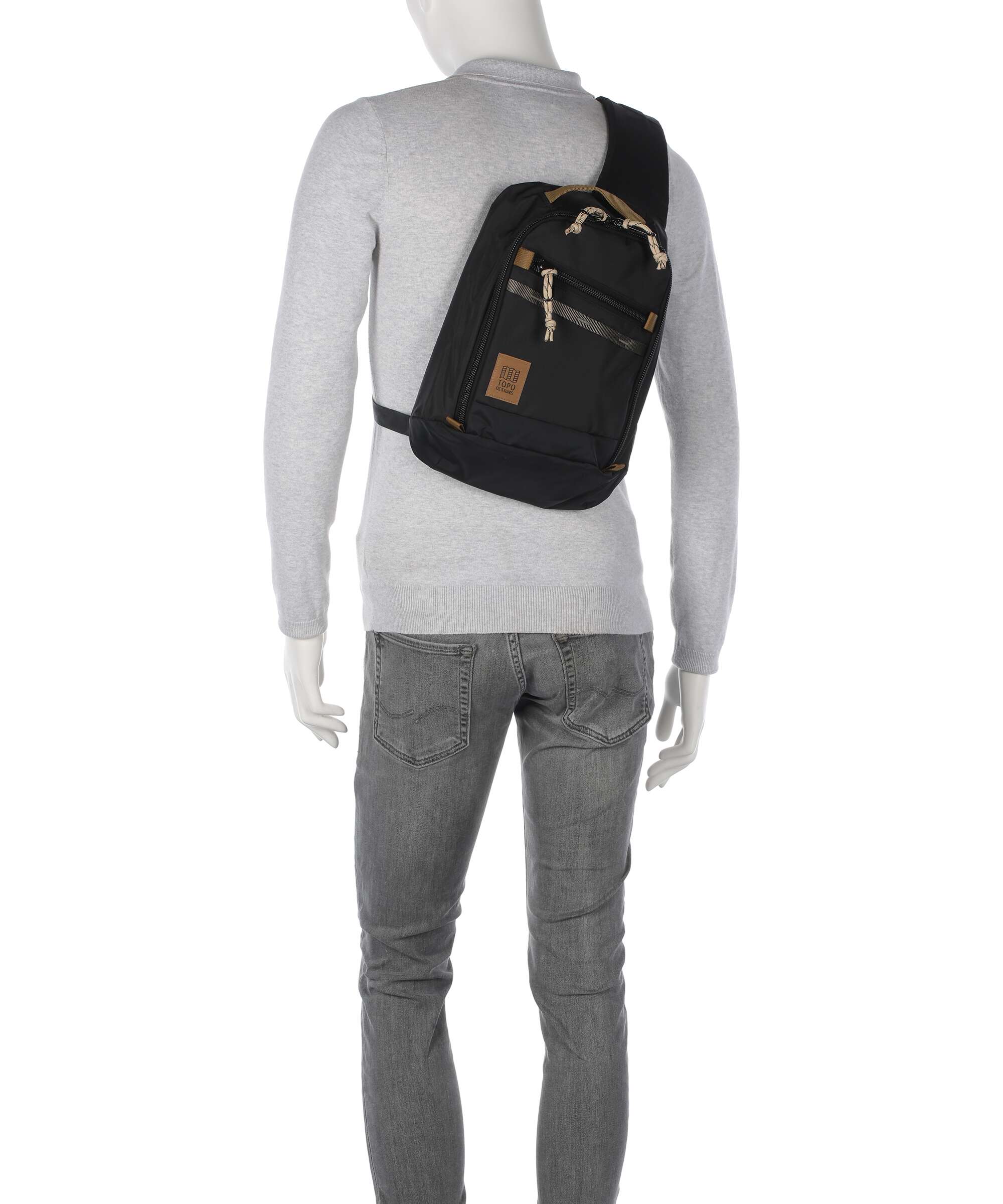 Topo Designs Mountain Sling bag forest/bone white - Image 4
