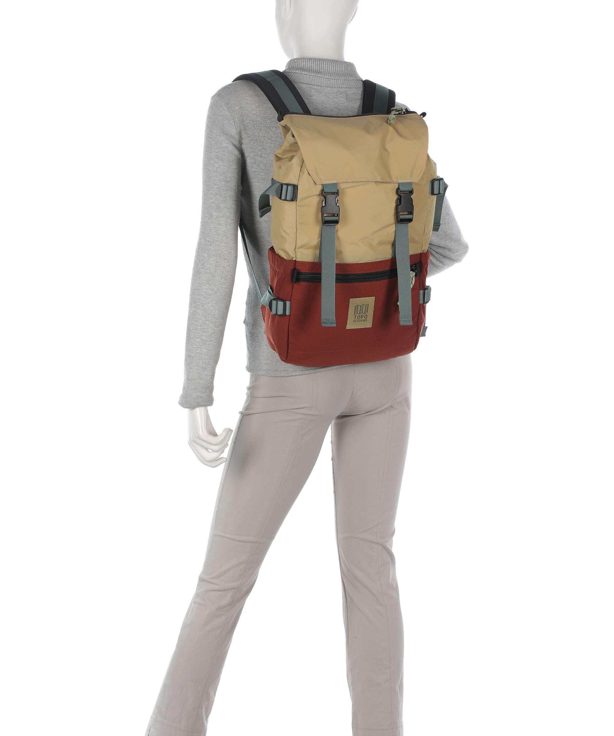 Topo Designs Rover Classic Backpack sahara/fire brick - Image 3