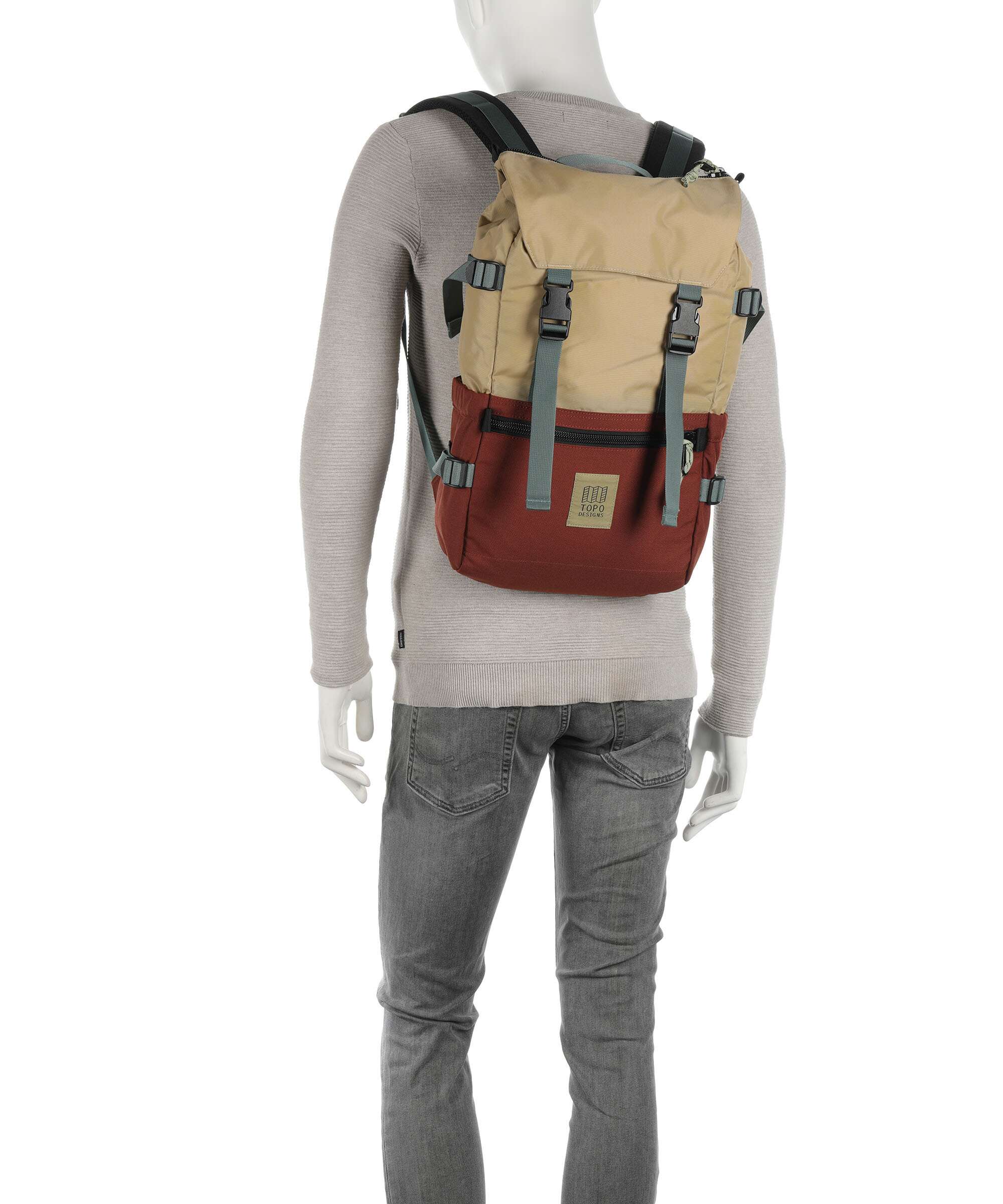Topo Designs Rover Classic Backpack sahara/fire brick - Image 4