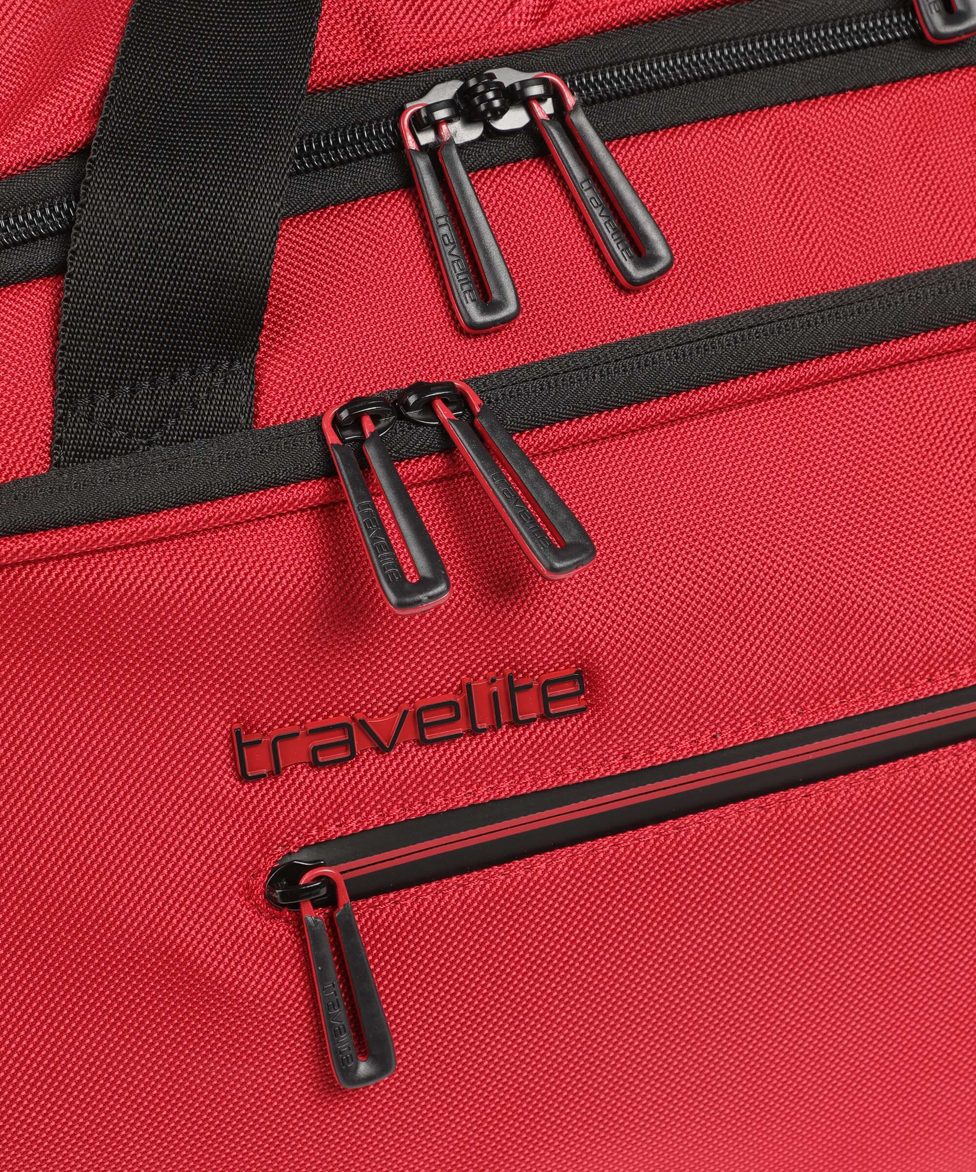 Travelite Crosslite Travel bag with wheels red - Image 4