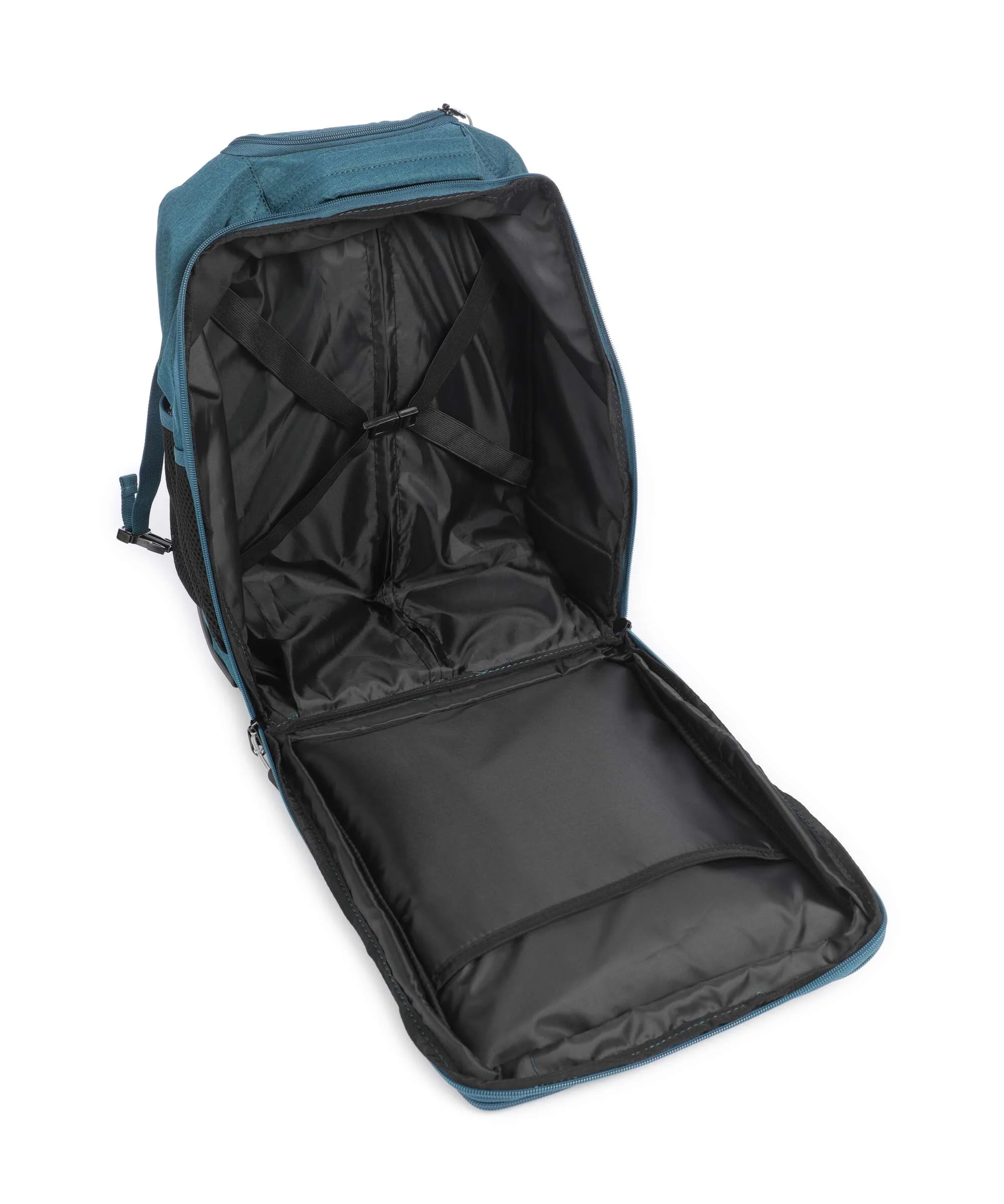 Travelite Kick Off Backpack with wheels petrol - Image 6