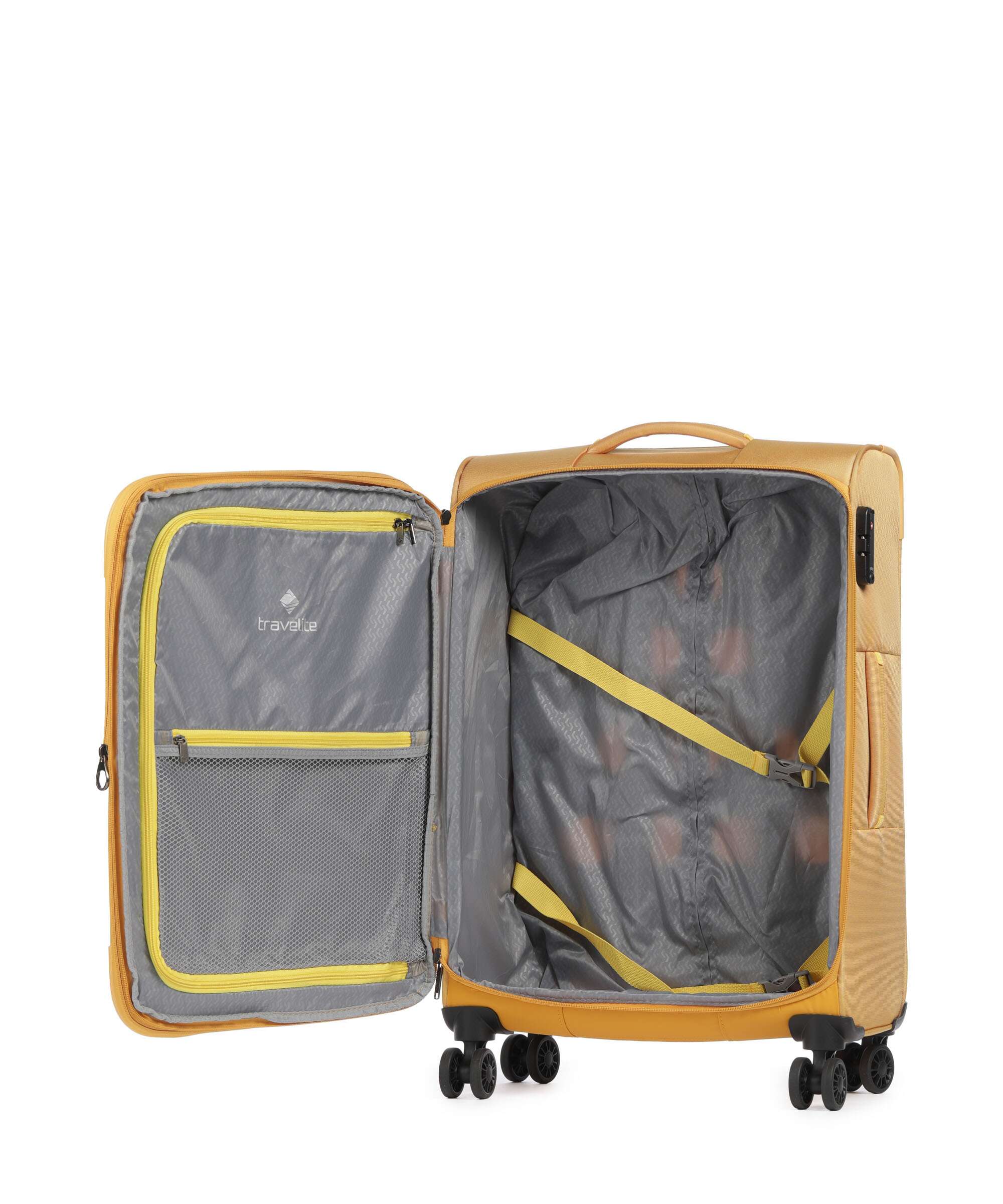 Travelite Umbria Suitcase set (4 wheels) golden glow - Image 6