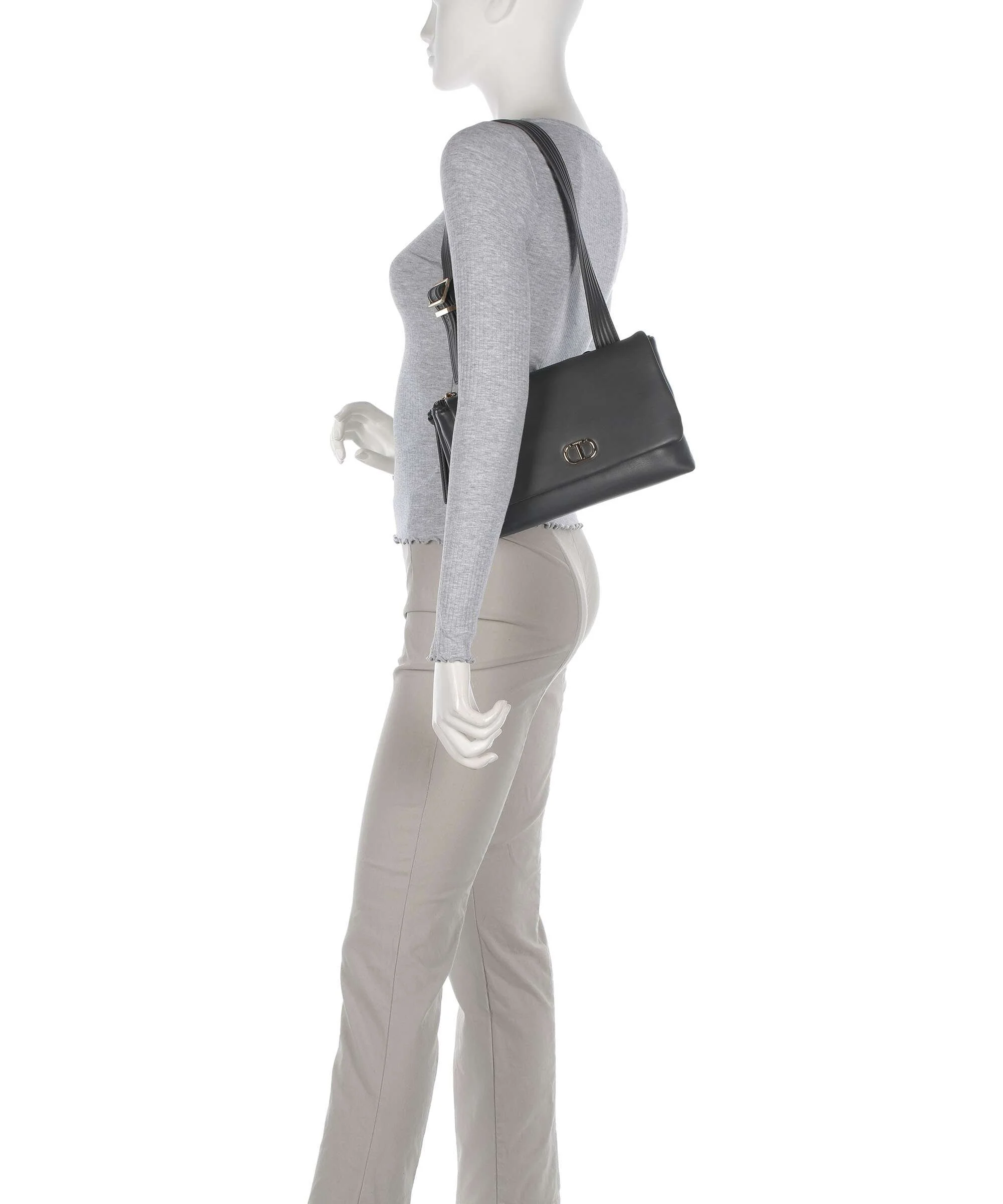 Twinset Cargo Shoulder bag grigio antracite - Image 3