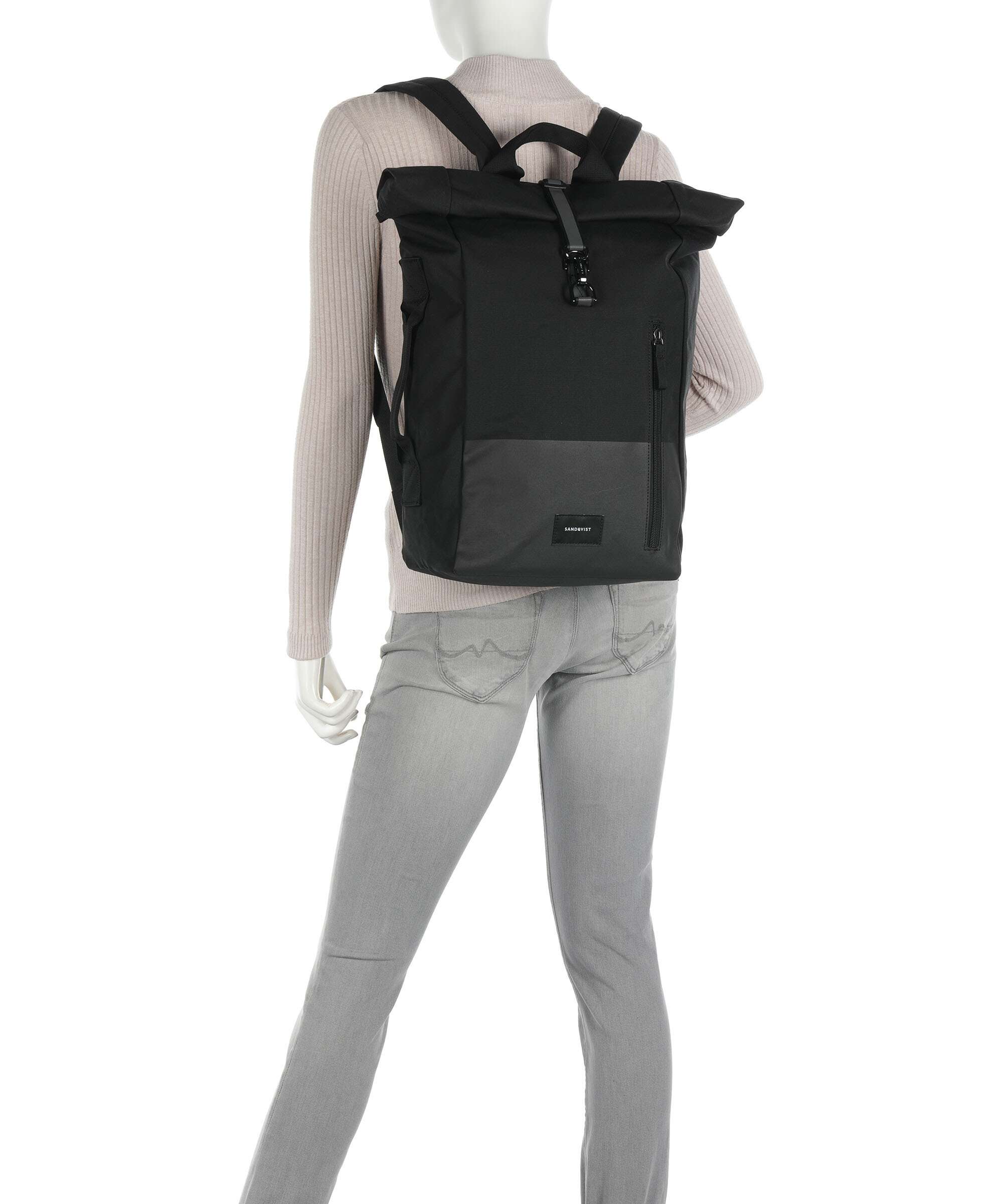 Ucon Acrobatics Aloe Hajo Medium Rolltop backpack sand/black - Image 3