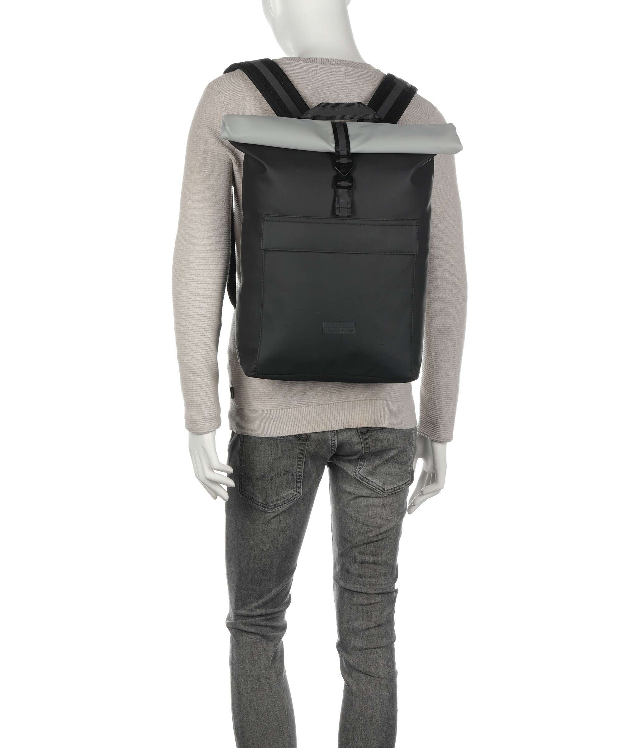 Ucon Acrobatics Aloe Jasper Medium Rolltop backpack black - Image 4
