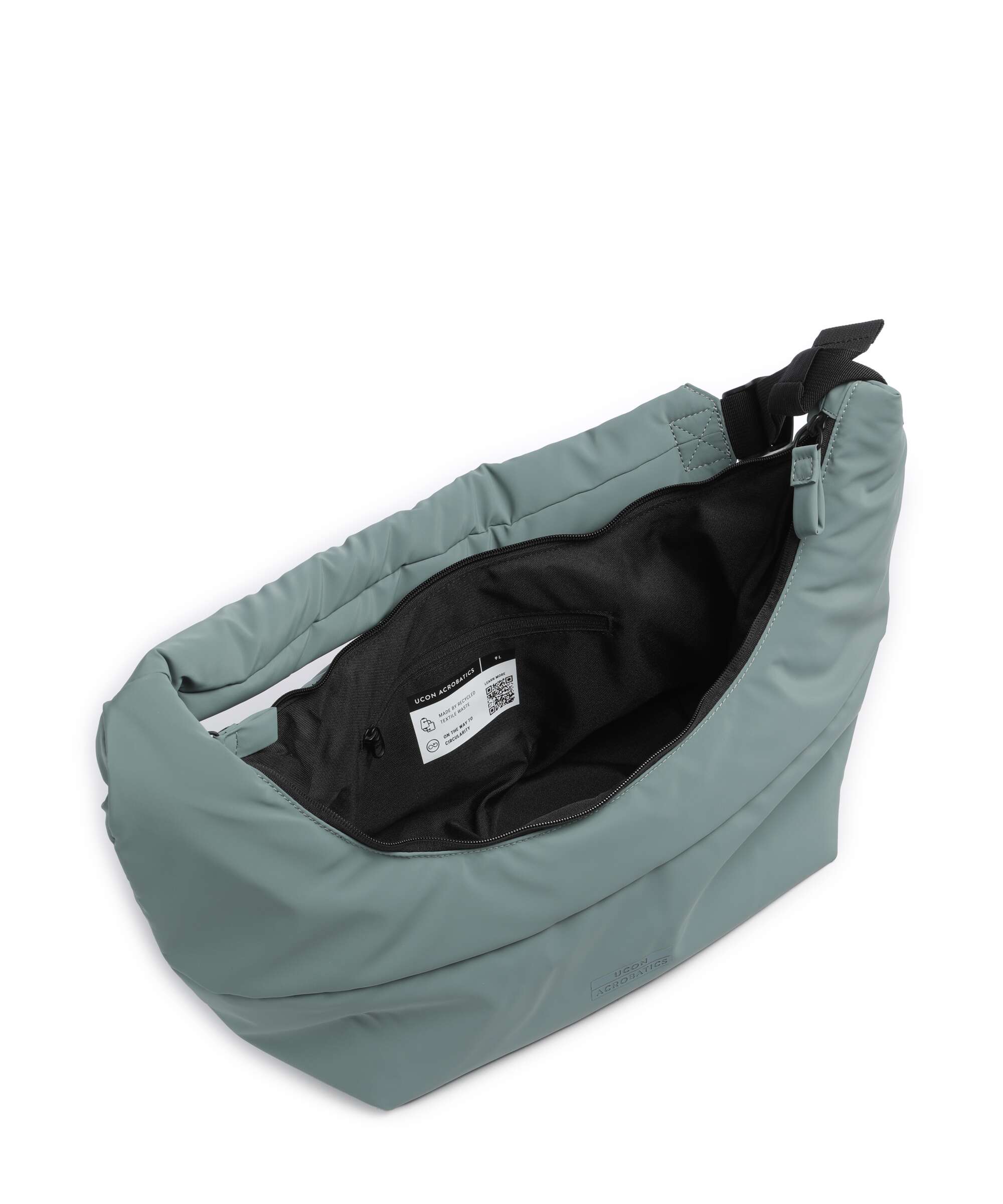 Ucon Acrobatics Moss Shota Medium Hobo bag pine green - Image 6