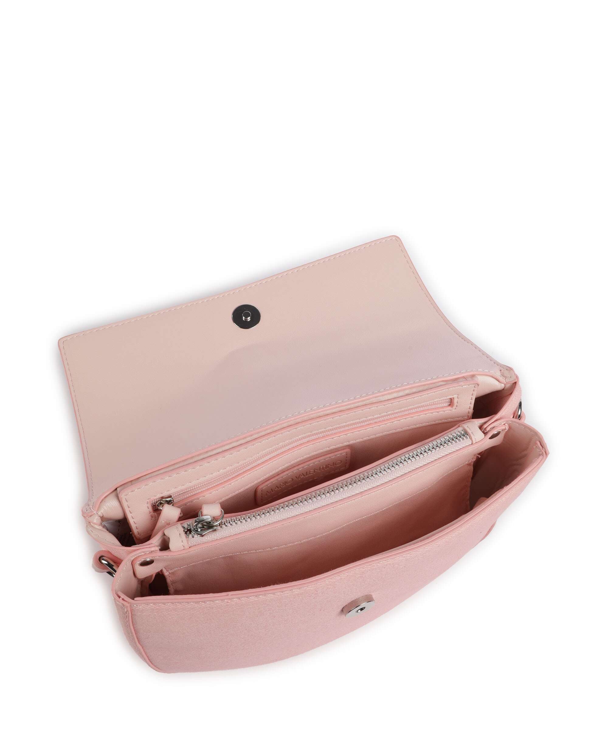 Valentino Bags Bigs Denim Crossbody bag rosa - Image 5