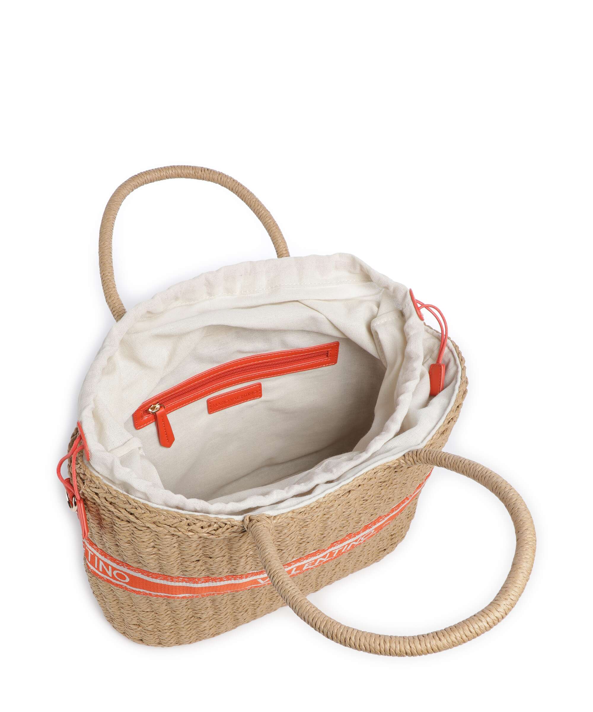 Valentino Bags Boho Tote bag naturale/arancio - Image 5