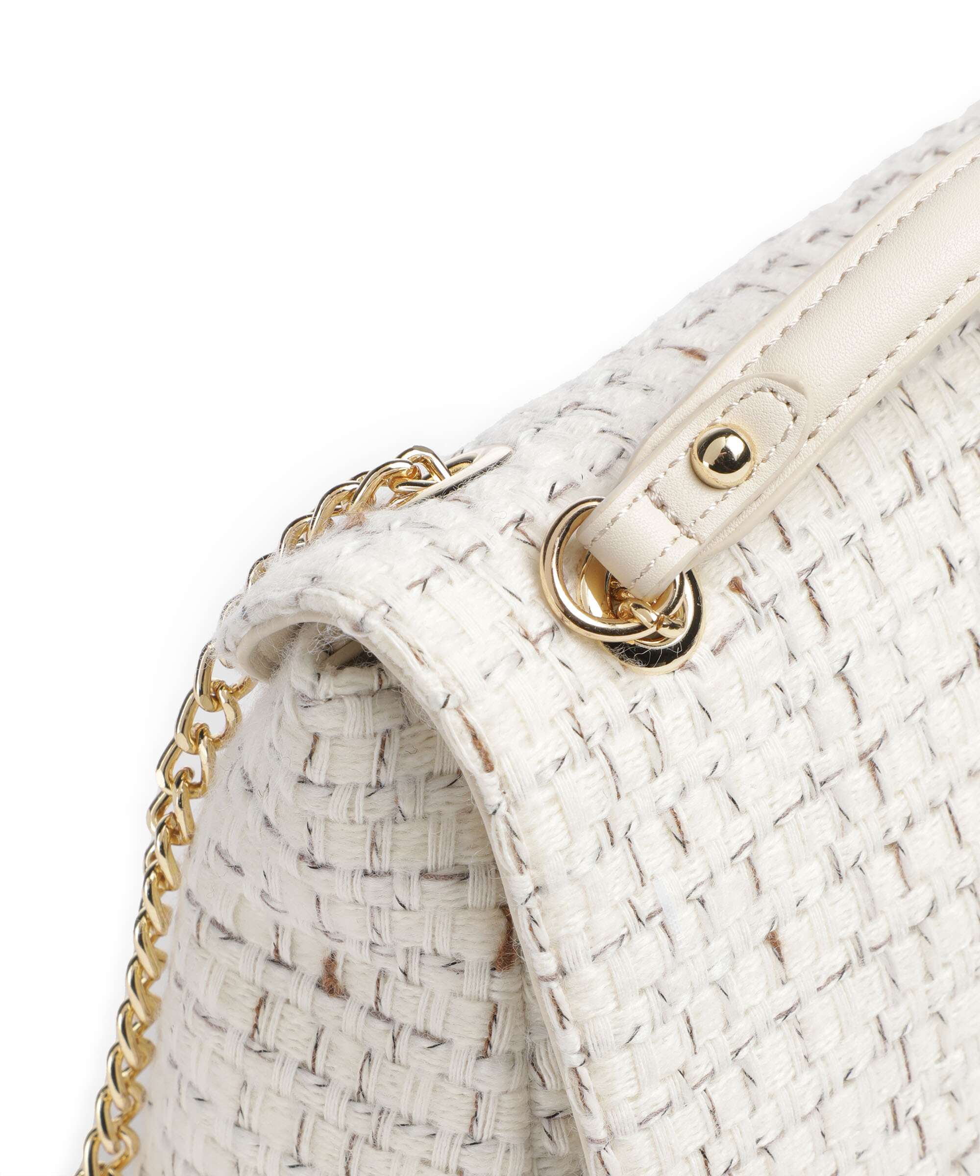 Valentino Bags Tweed Shoulder bag off white/multicolour - Image 3
