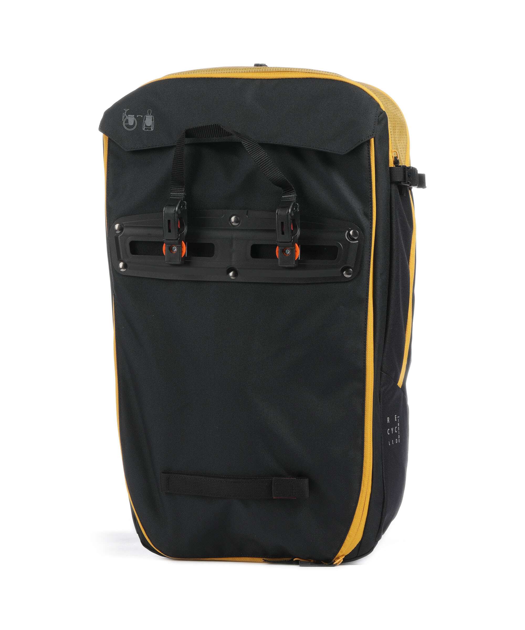 Vaude Cycle II 28 QMR 2.0 Bike pannier burnt yellow - Image 2