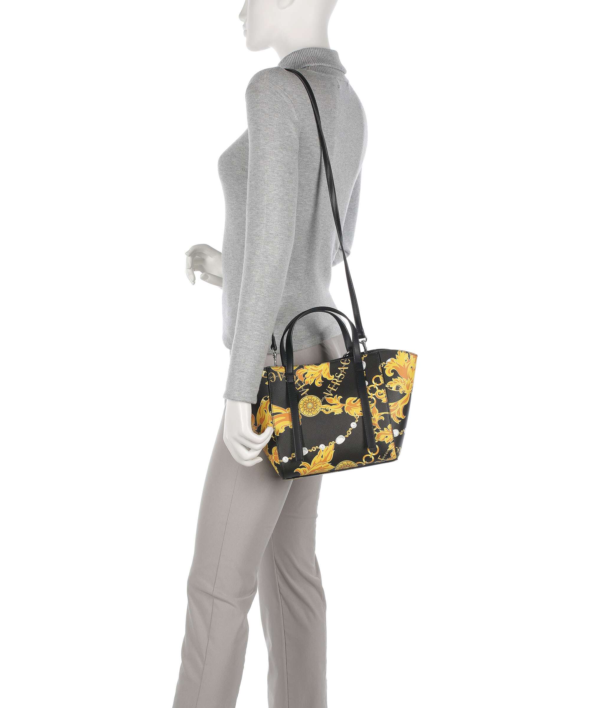 Versace Jeans Couture Graphic Handbag black/gold - Image 4