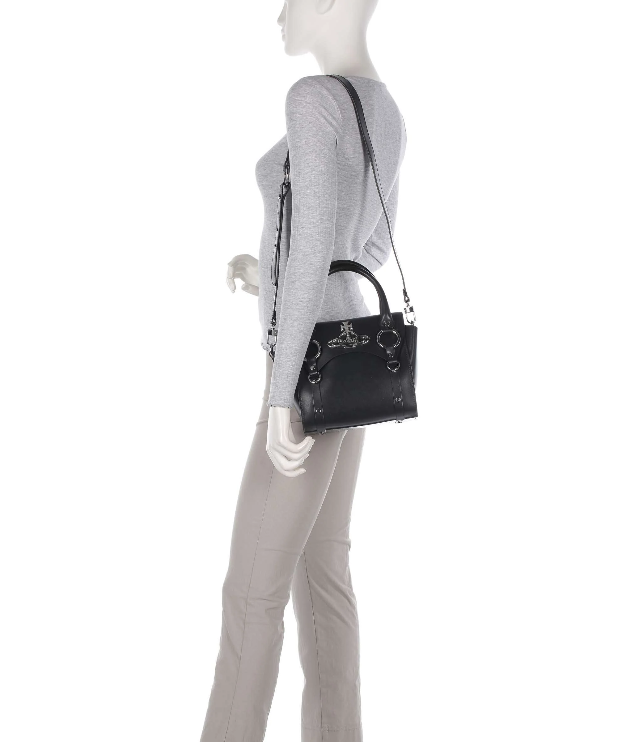 Vivienne Westwood Betty Smooth Small Handbag black - Image 4