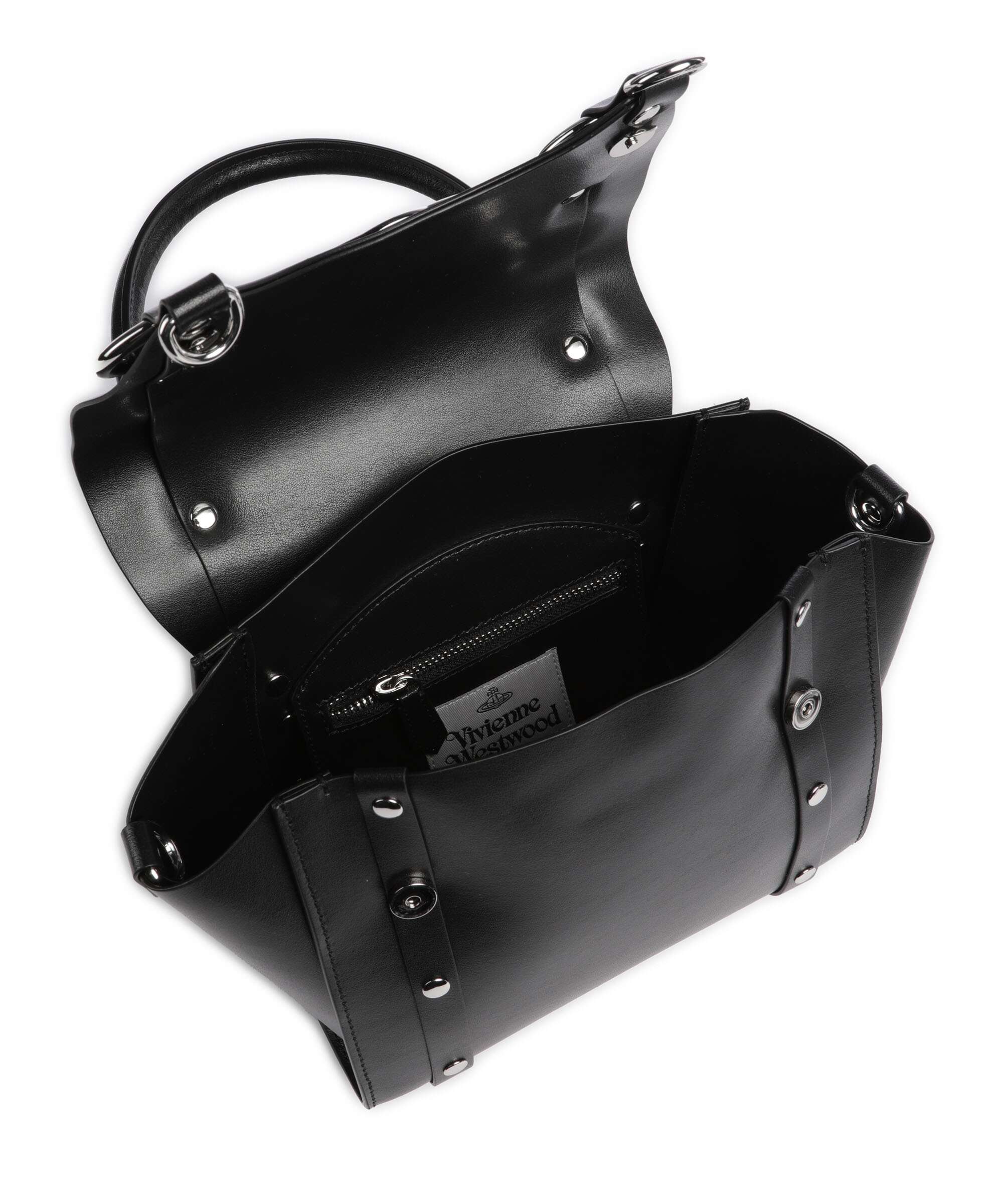 Vivienne Westwood Betty Smooth Small Handbag black - Image 7
