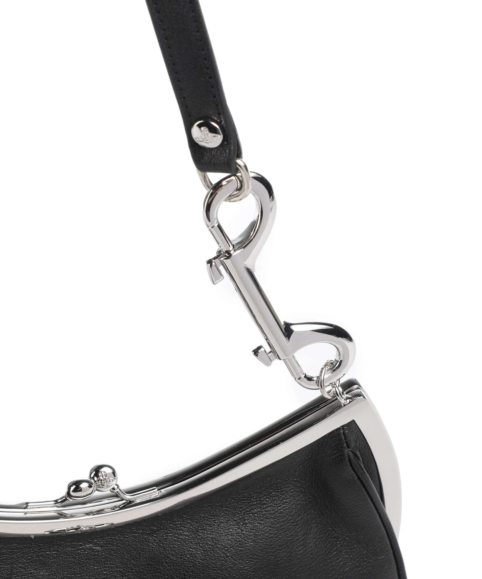 Vivienne Westwood Charm Frame Supple Shoulder bag black - Image 4