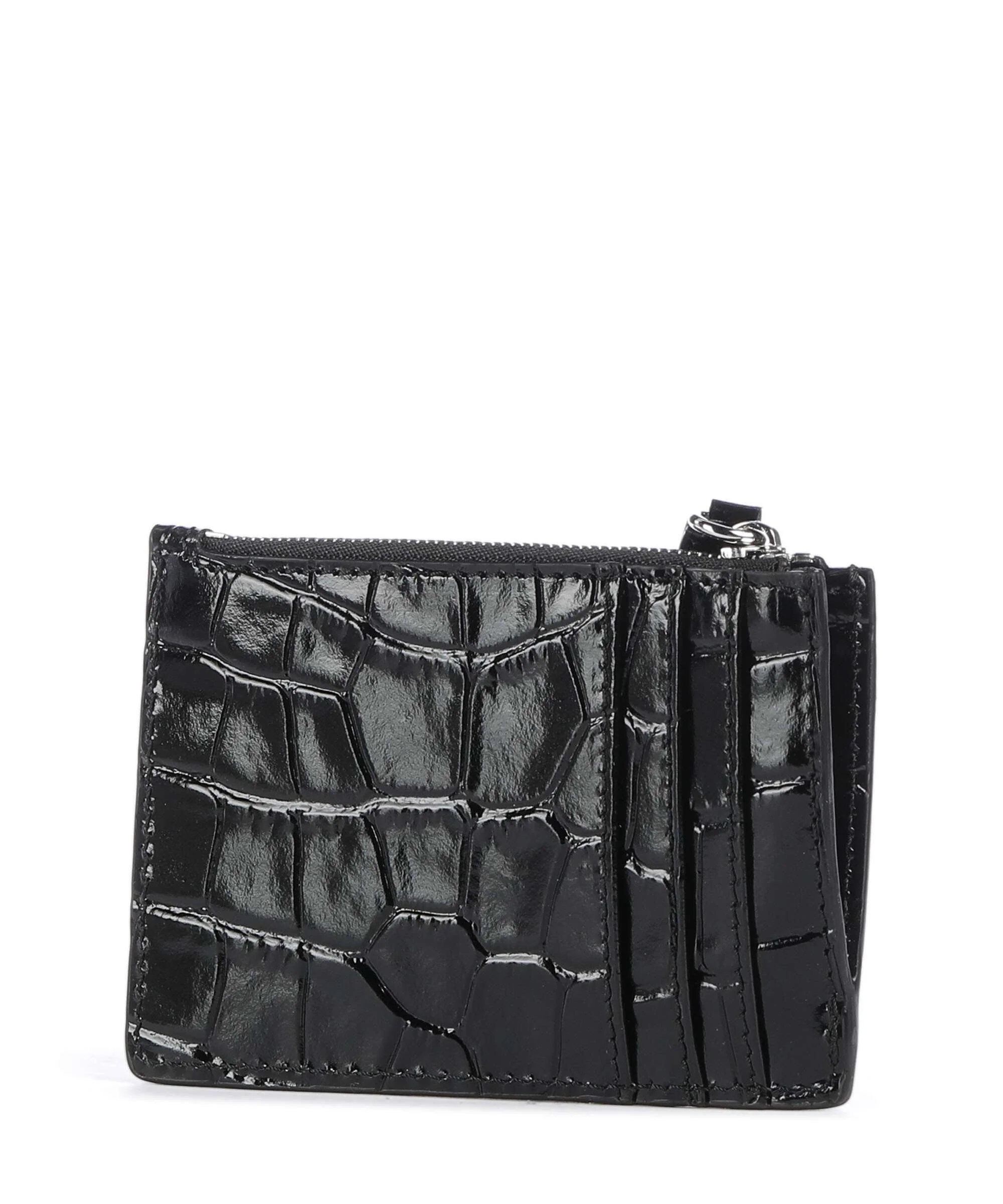 Vivienne Westwood Embossed Croc Slim Credit card holder black - Image 2