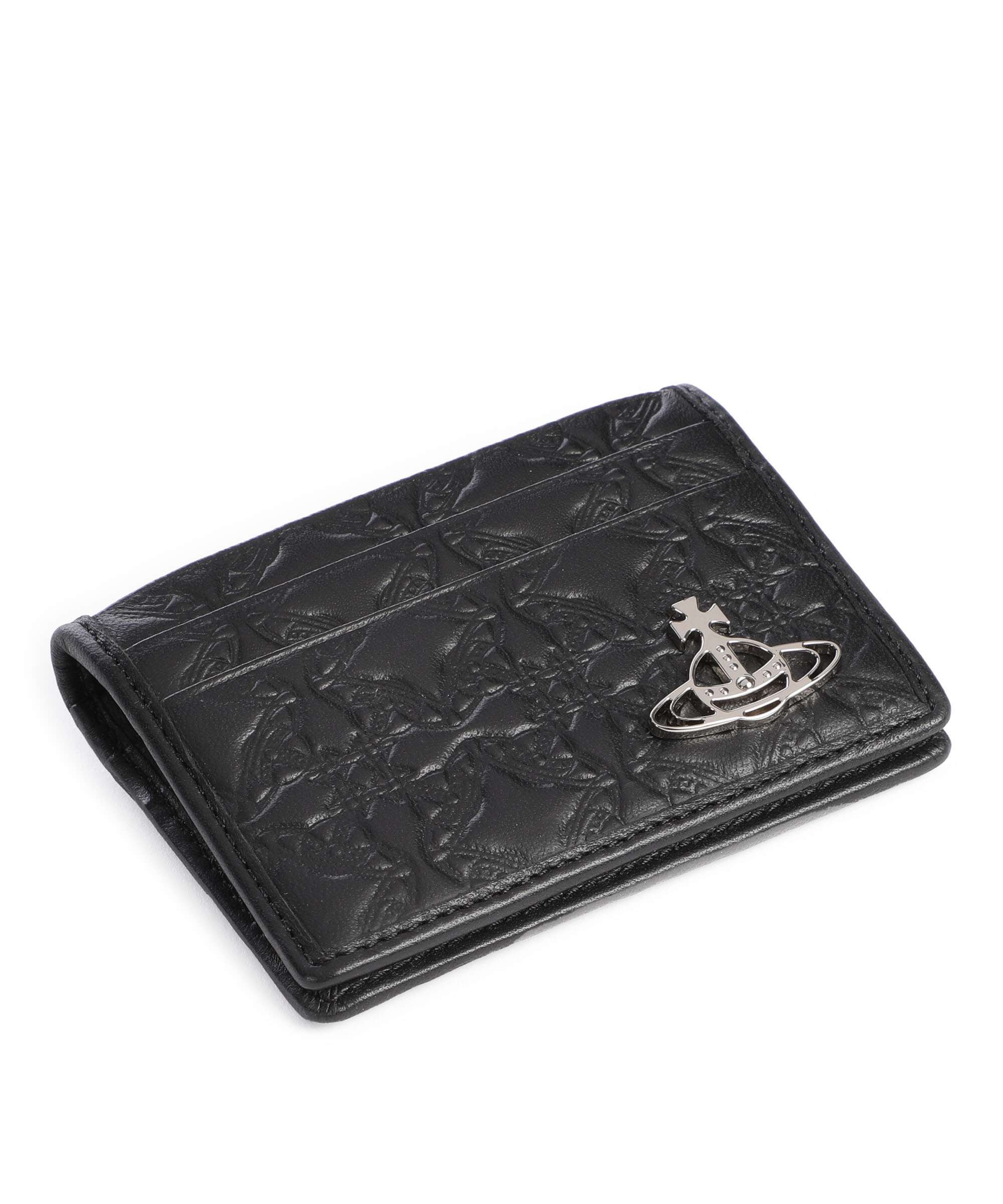 Vivienne Westwood Embossed Nappa Credit card holder black - Image 3