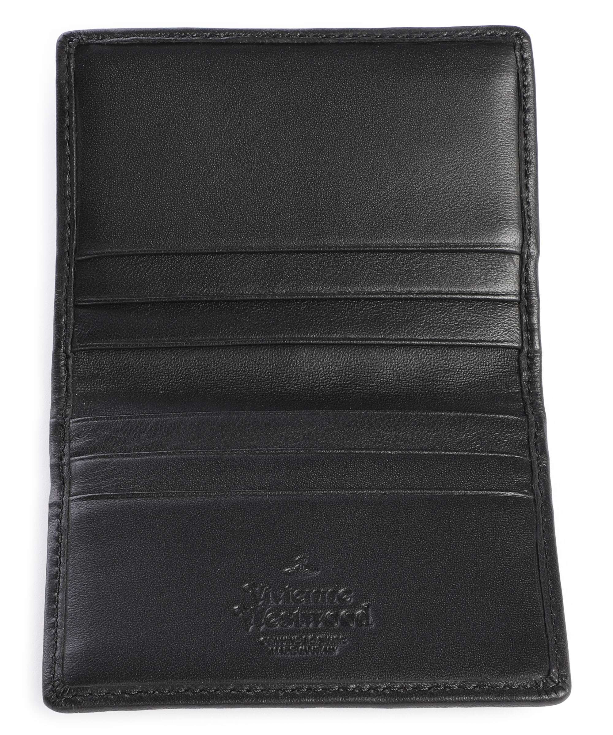 Vivienne Westwood Embossed Nappa Credit card holder black - Image 4