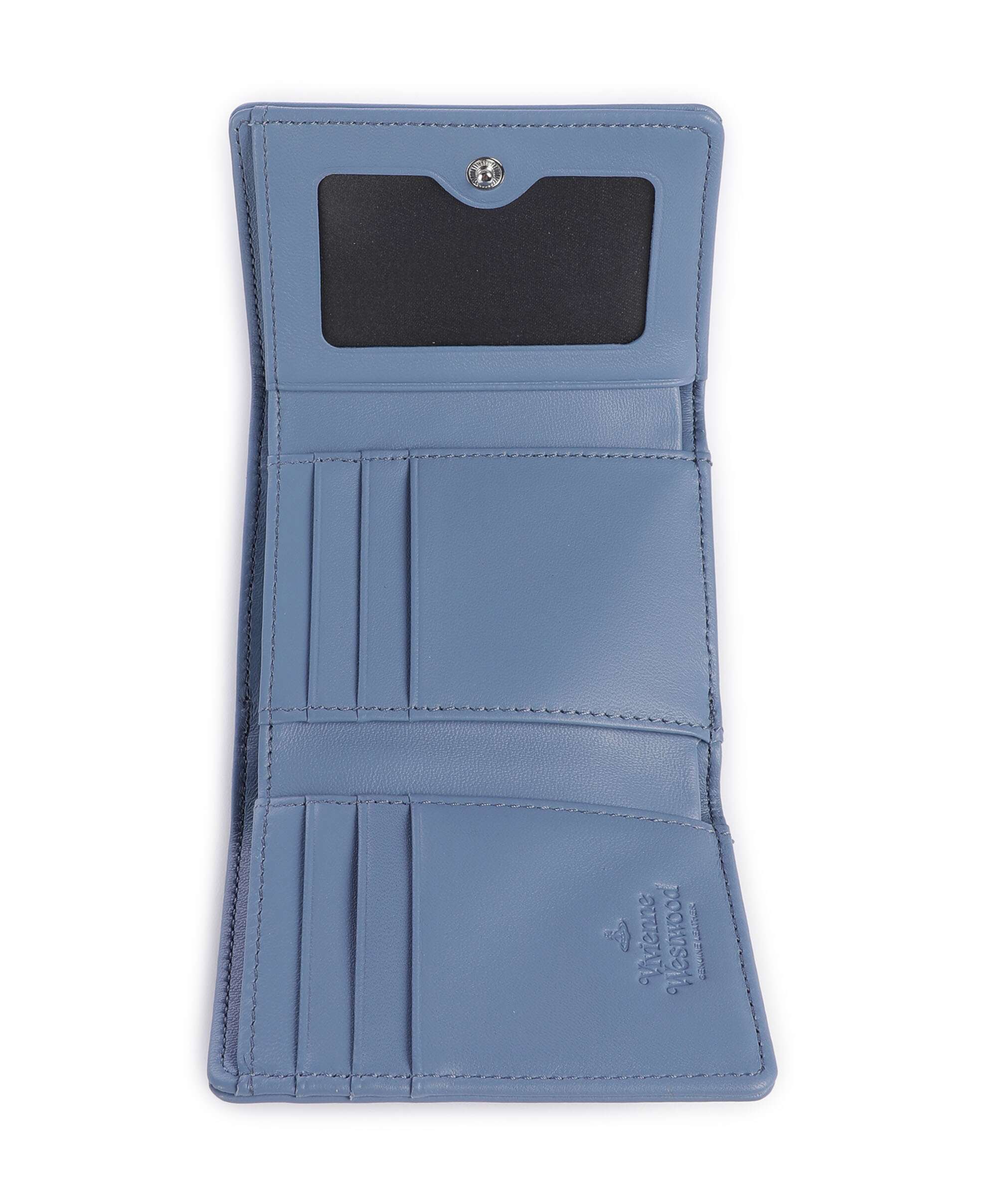 Vivienne Westwood Frame Nappa Small Wallet blue - Image 2