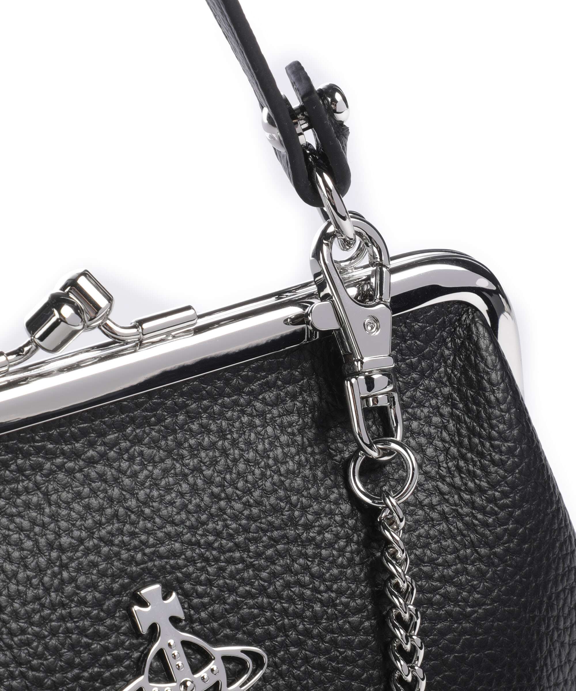 Vivienne Westwood Granny Frame Grain Crossbody bag black - Image 4
