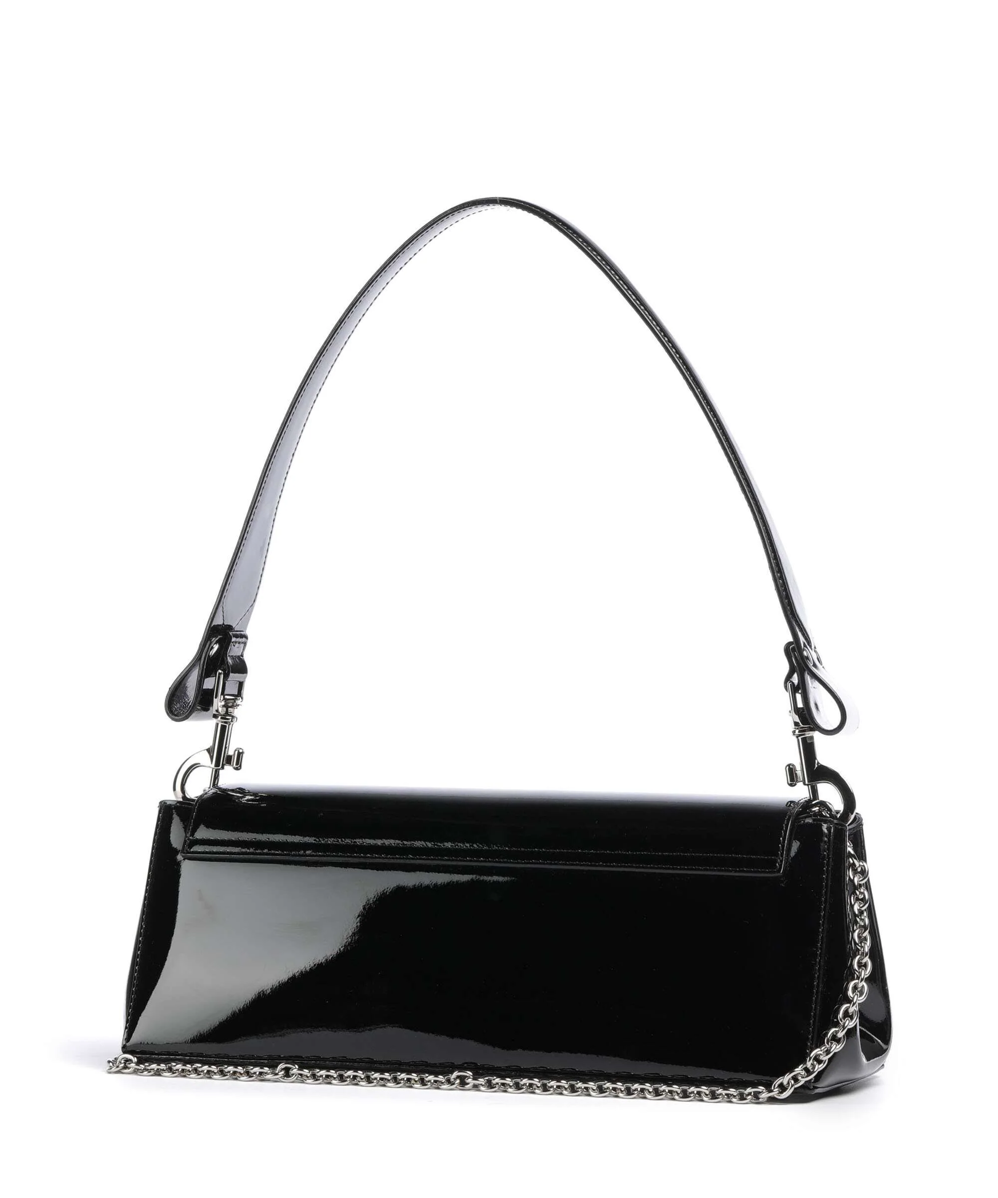 Vivienne Westwood Hazel Shiny Patent Large Shoulder bag black - Image 2