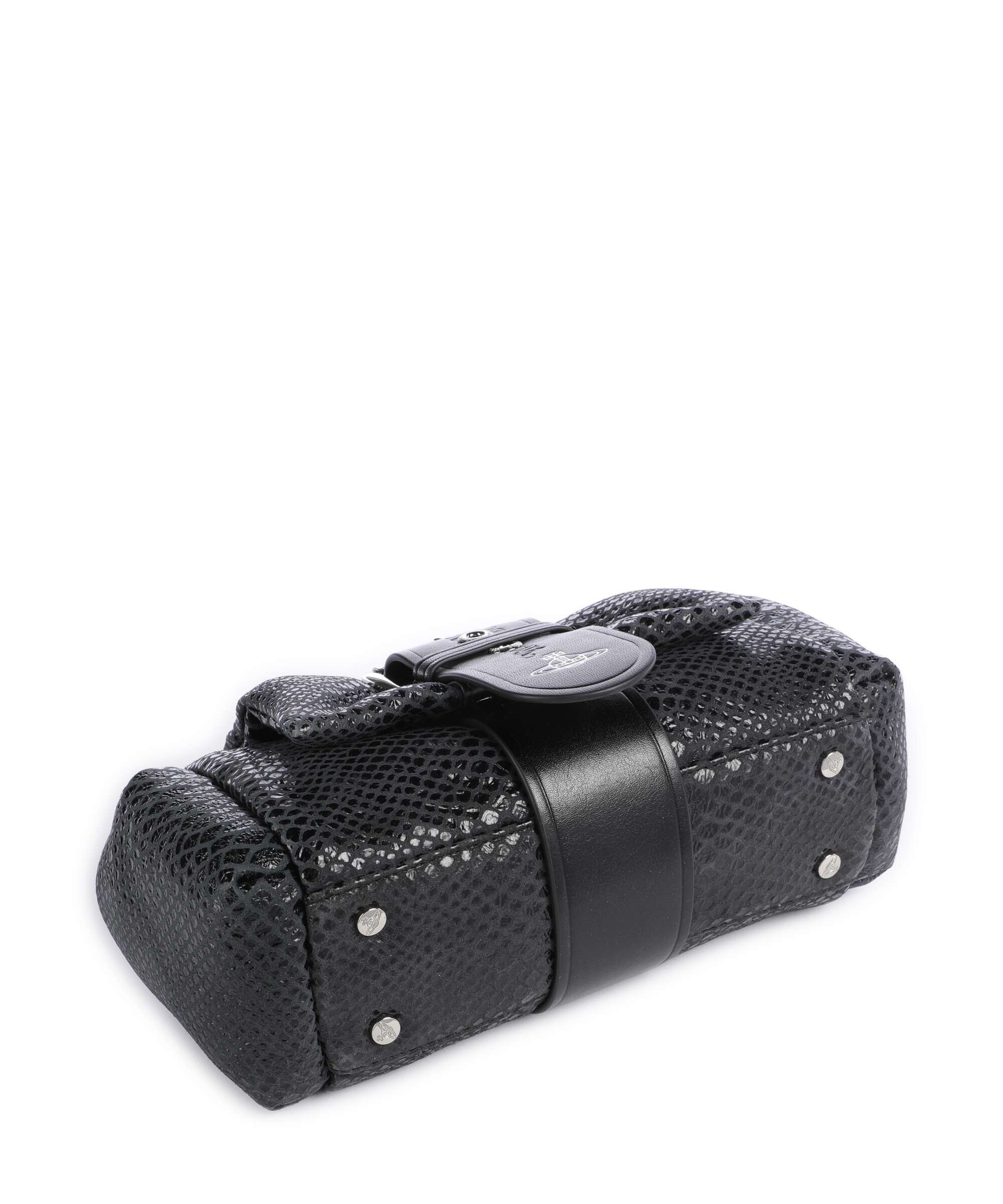 Vivienne Westwood Hazel Snake Effect Shoulder bag dark grey - Image 5