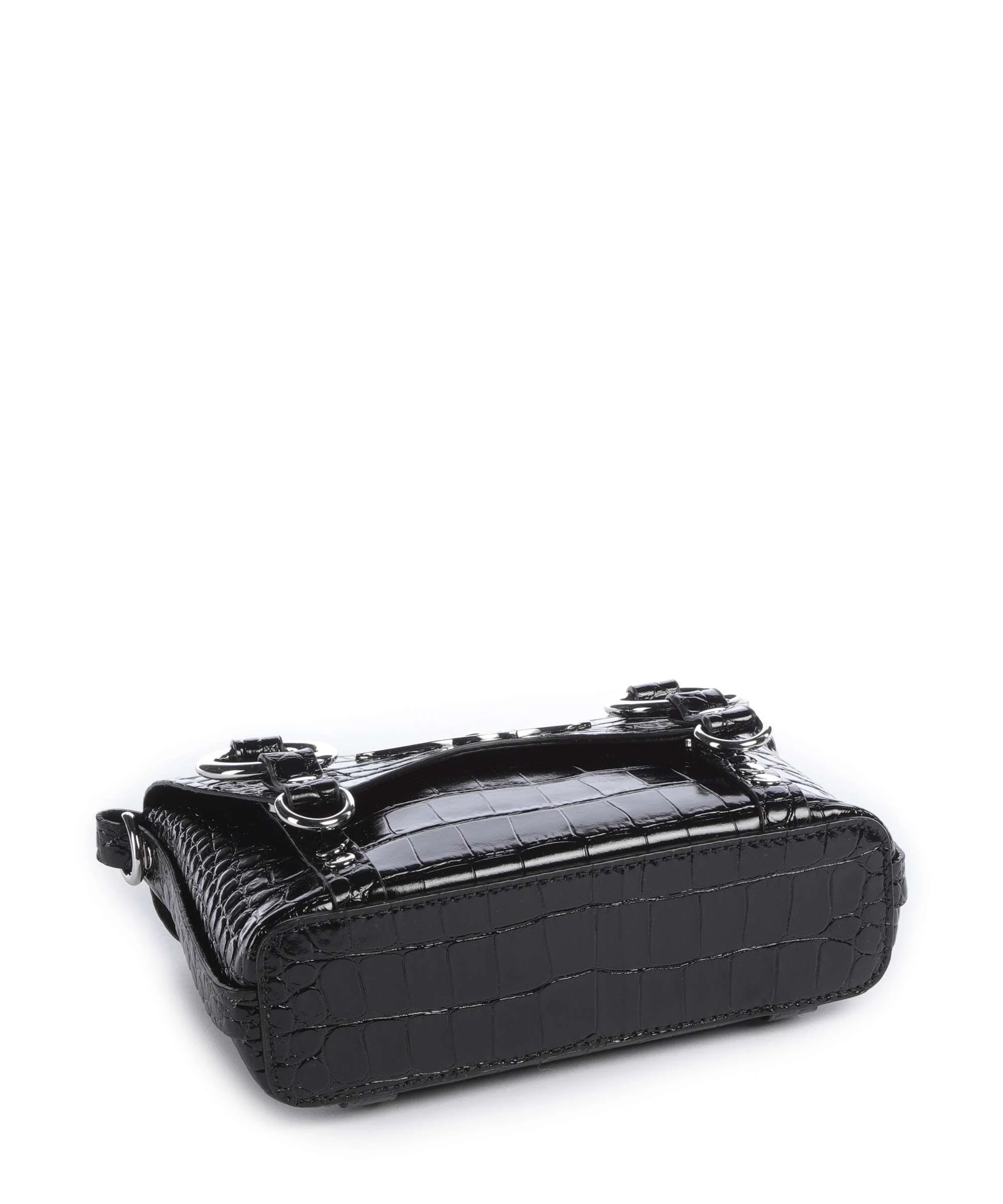 Vivienne Westwood Kim Embossed Croc Crossbody bag black - Image 4