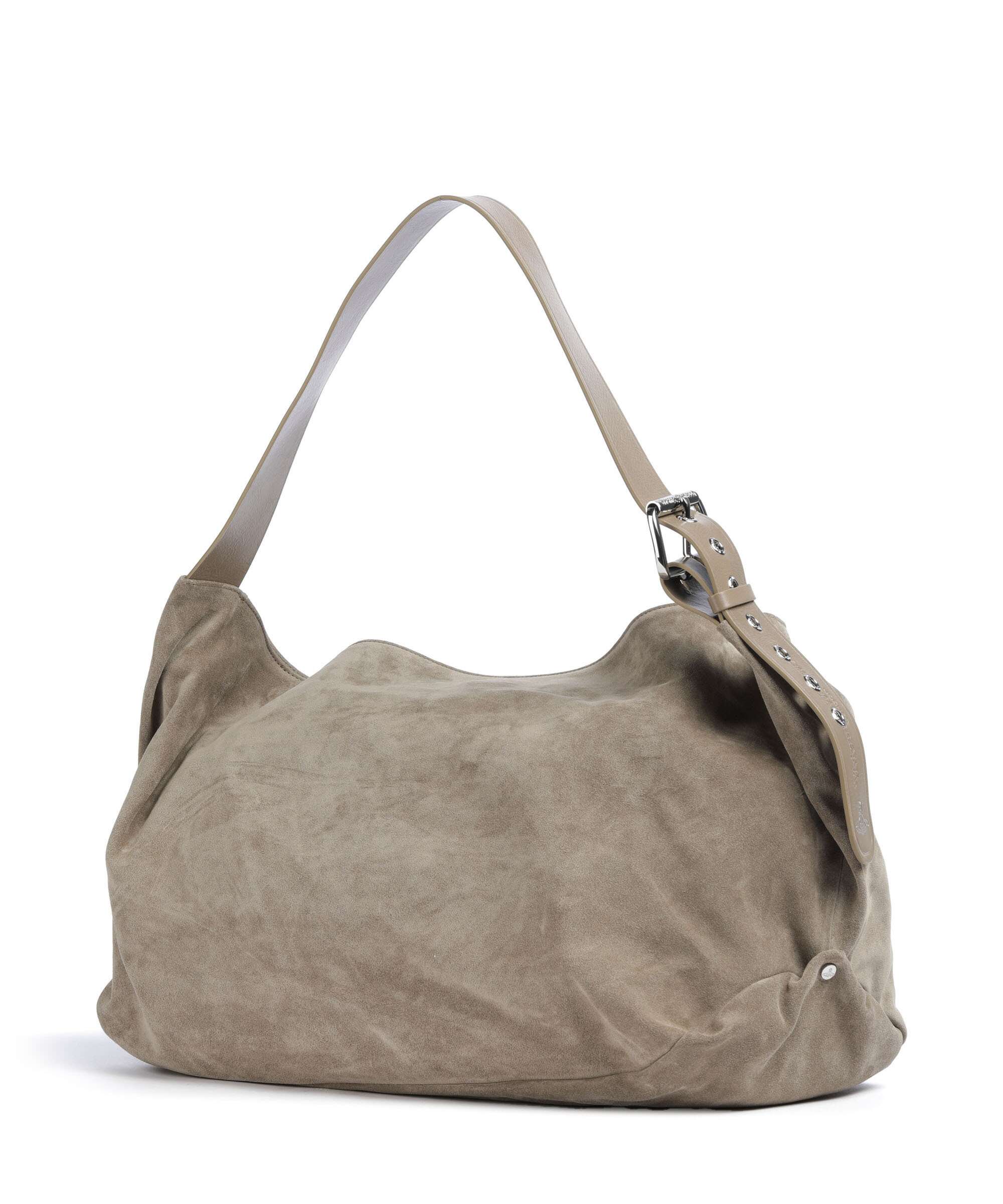 Vivienne Westwood Maxime Suede Large Hobo bag stone - Image 2