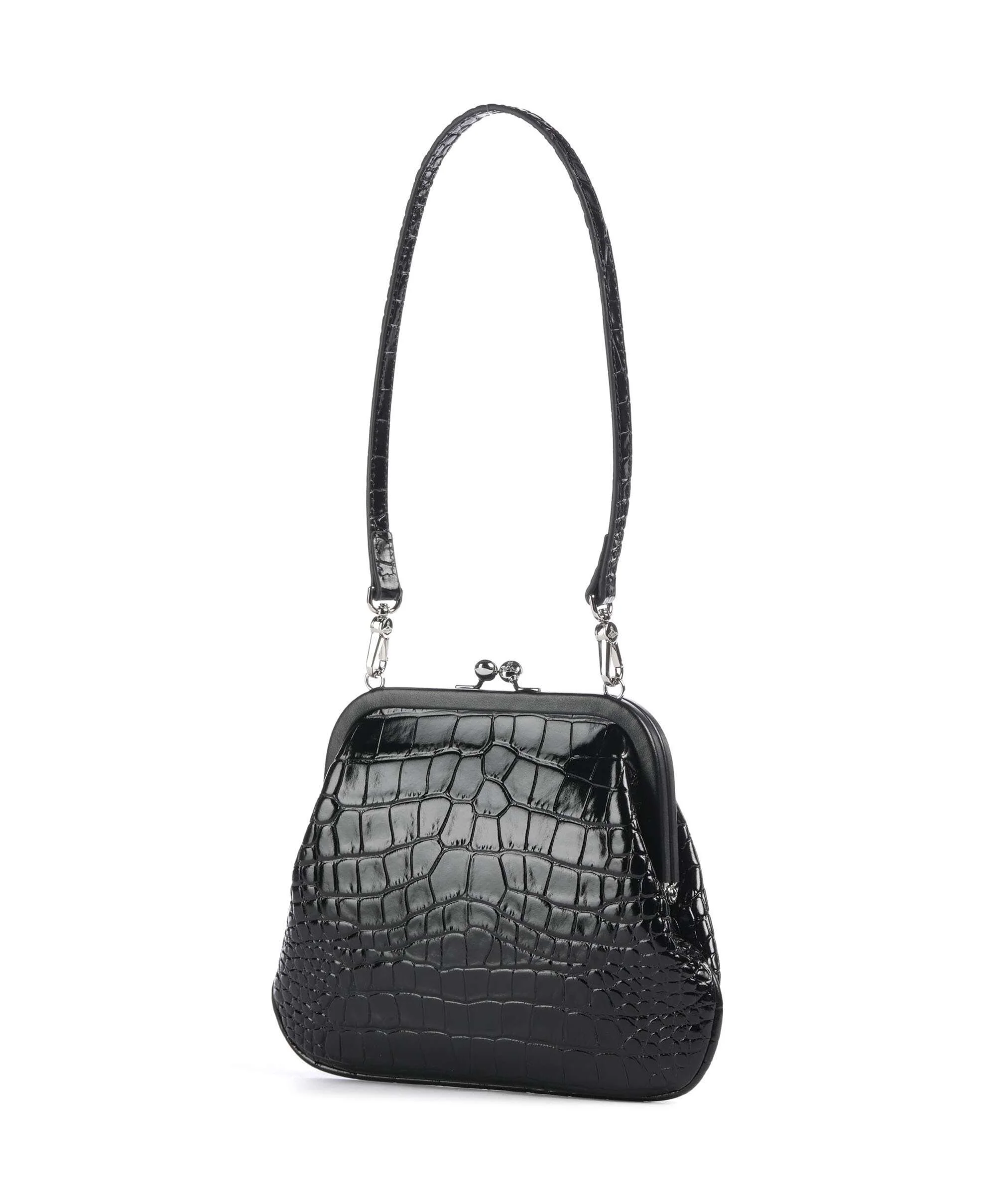 Vivienne Westwood Vivienne Embossed Croc Shoulder bag black - Image 2