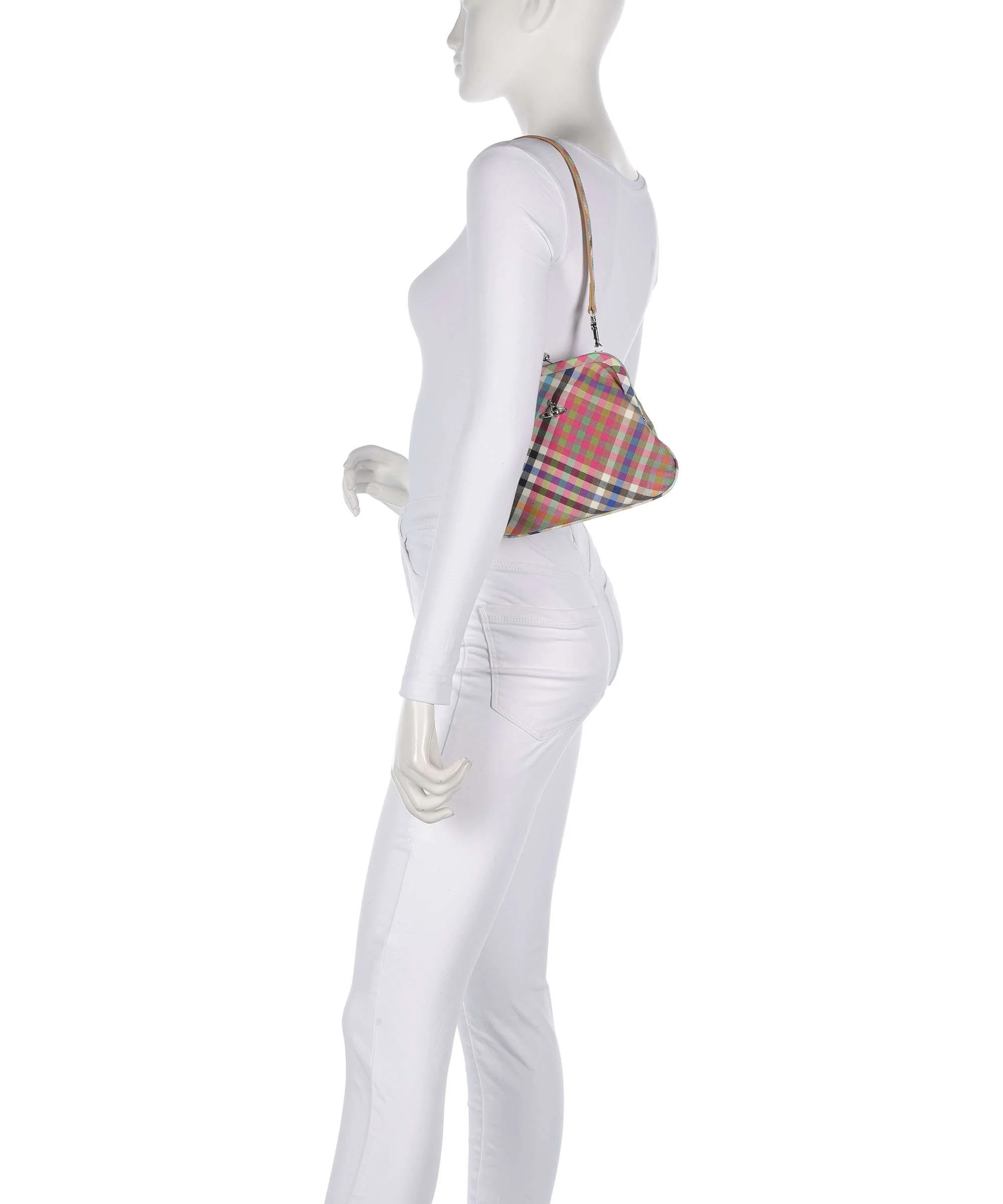 Vivienne Westwood Vivienne Heather Check Shoulder bag multicolour - Image 3