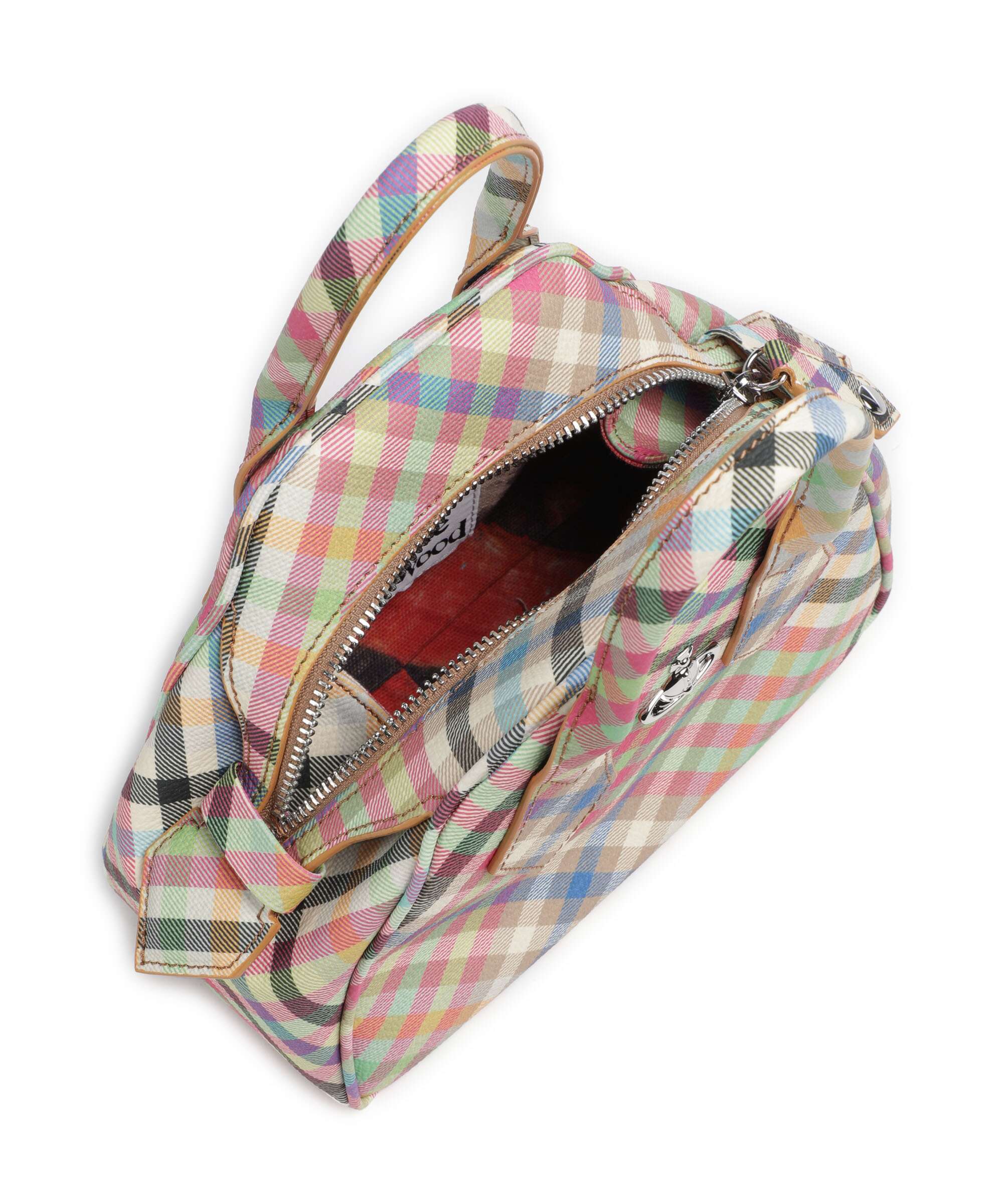 Vivienne Westwood Yasmine Buccia D'Arancia Small Handbag heather plaid - Image 5