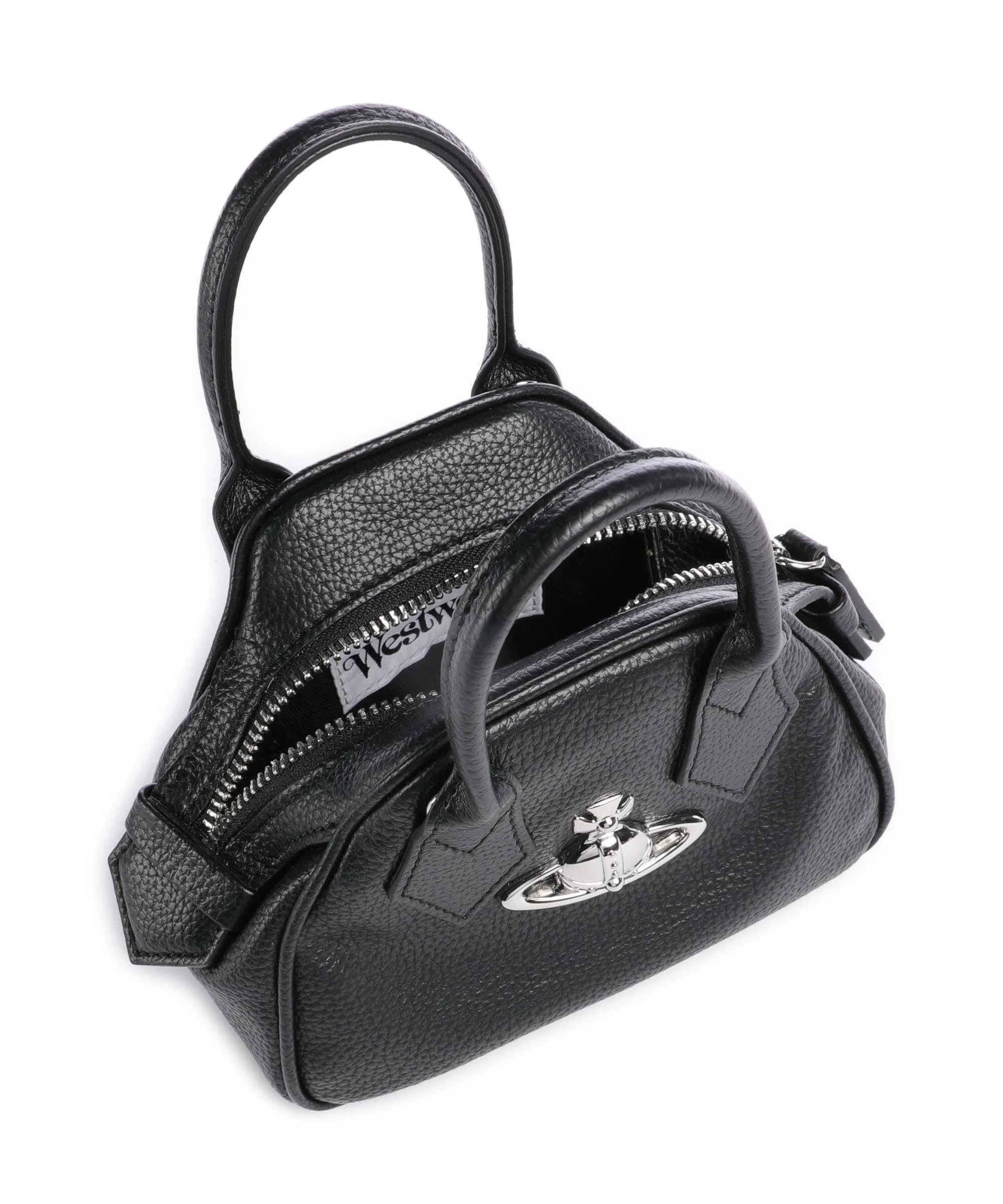 Vivienne Westwood Yasmine Grain Mini Crossbody bag black - Image 6