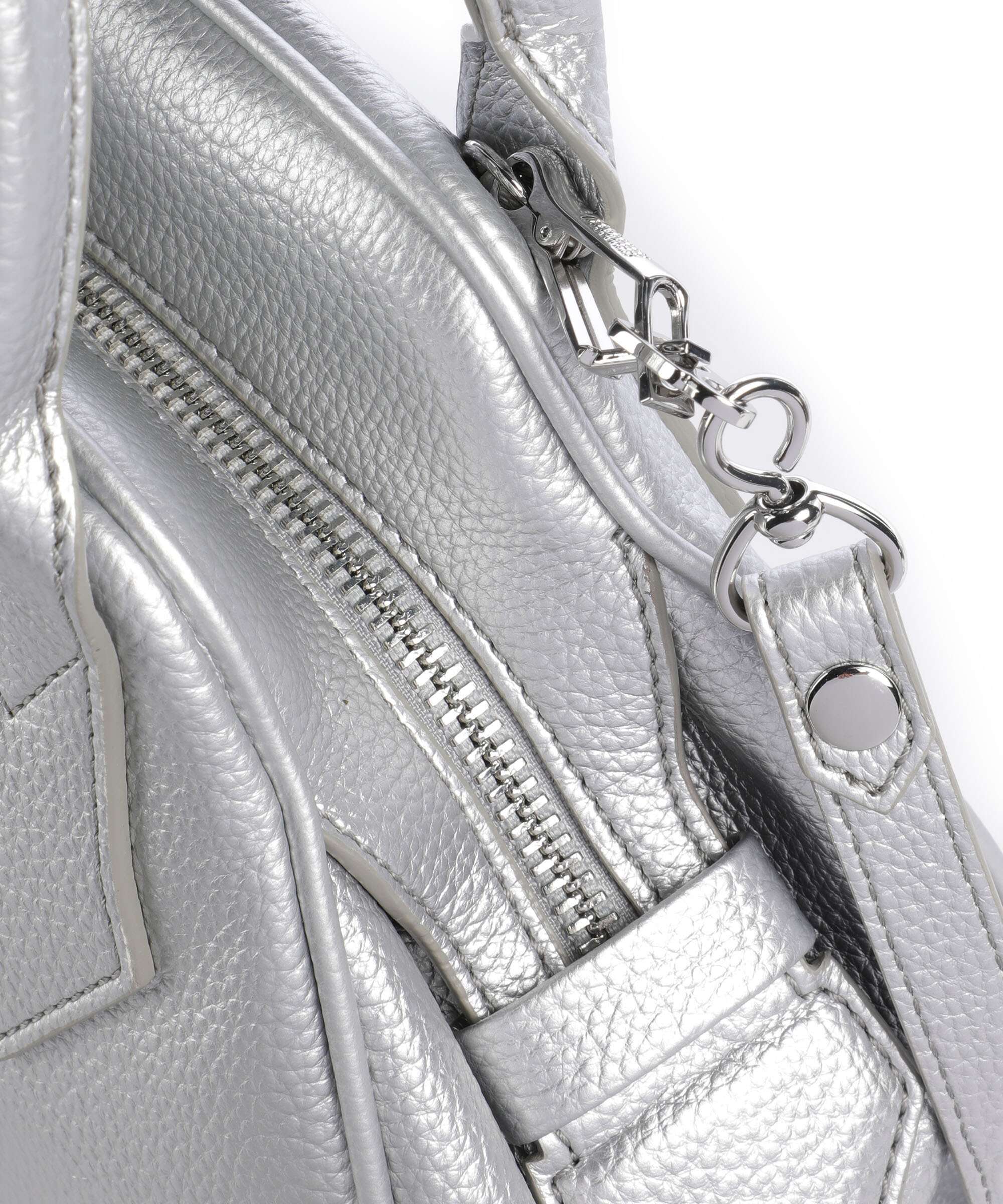 Vivienne Westwood Yasmine Grain Small Handbag silver - Image 4