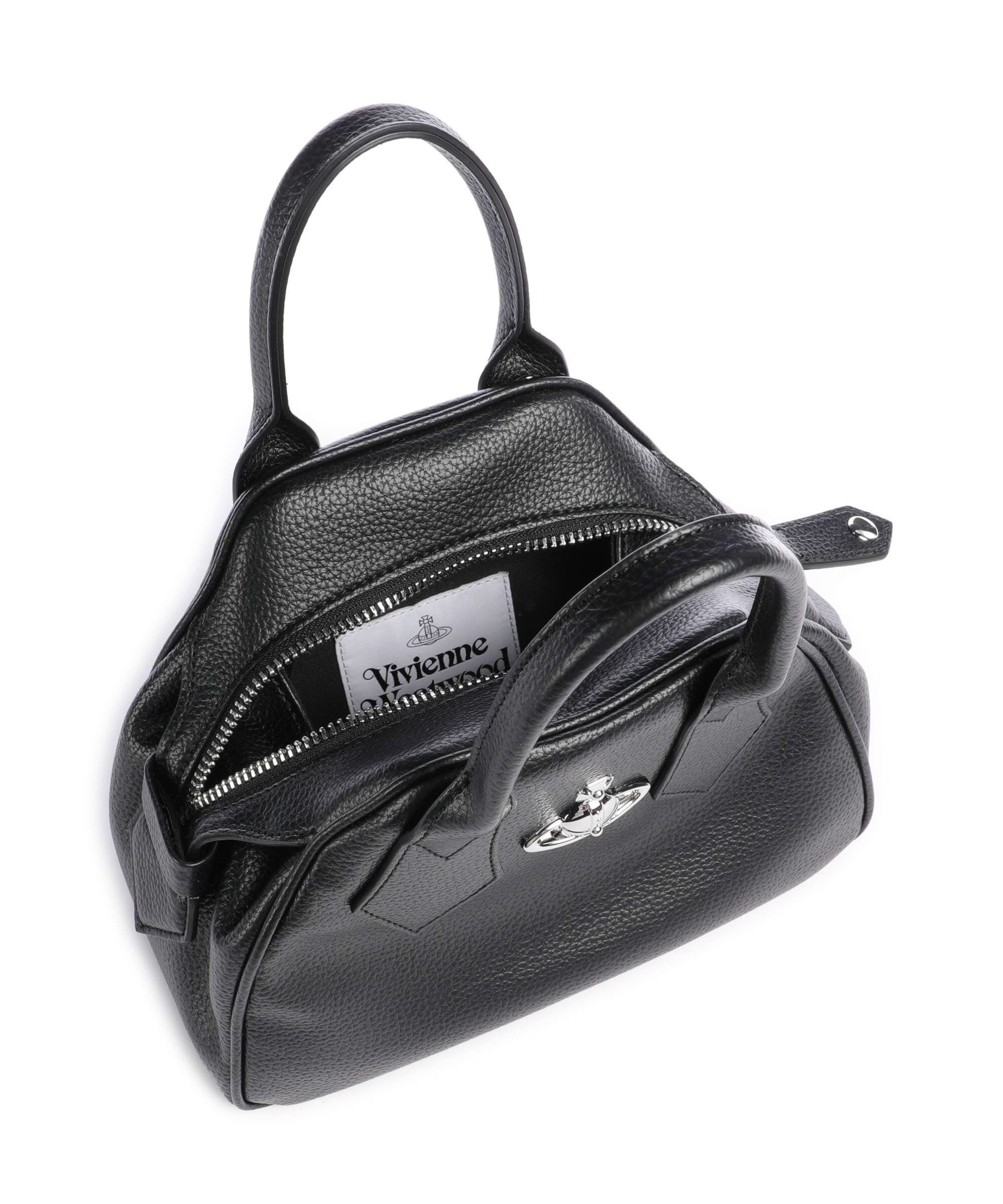 Vivienne Westwood Yasmine Grain Small Handbag black - Image 6