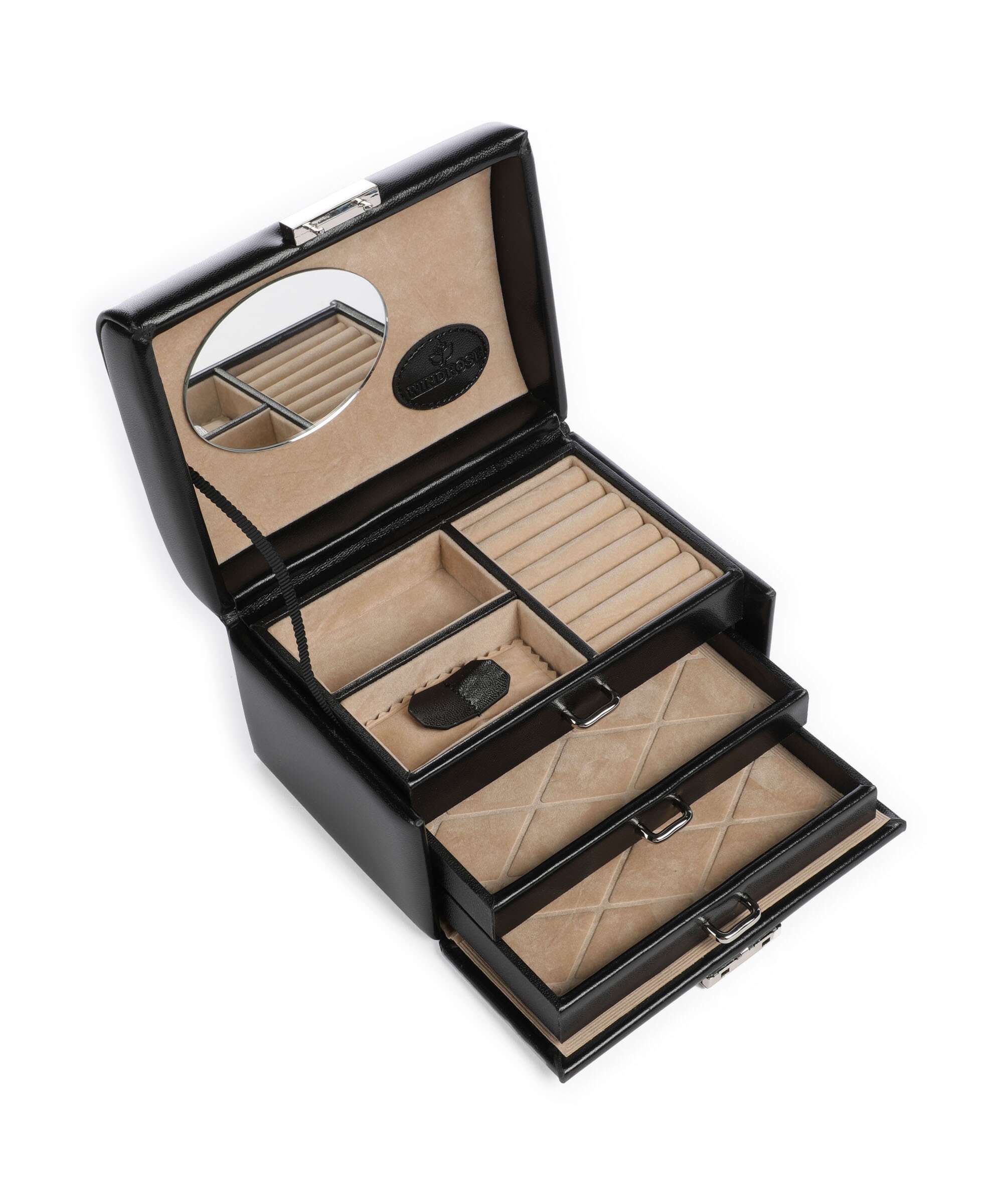 Windrose Merino Jewelry box schwarz - Image 2