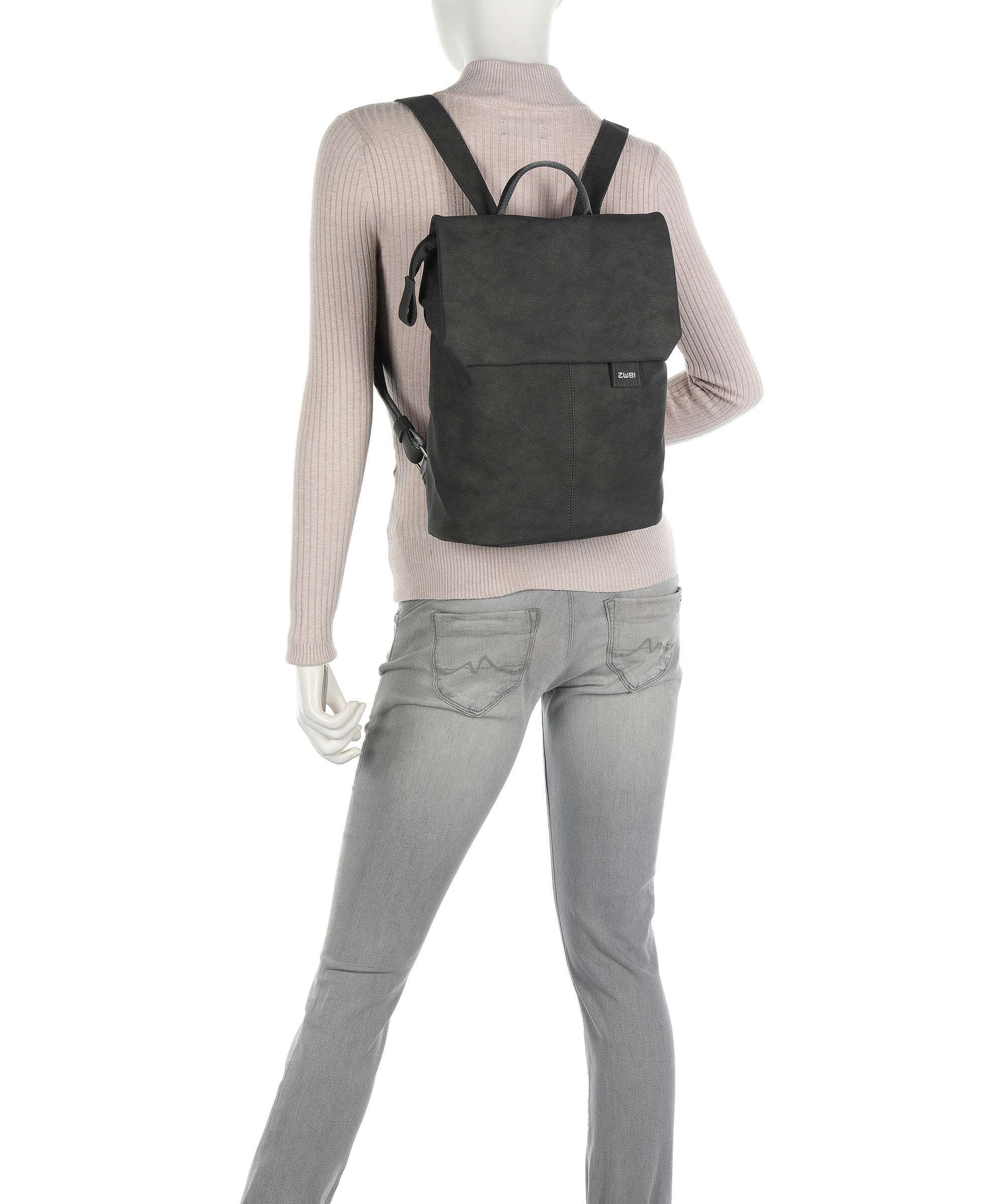 Zwei Mademoiselle.M MR13 Backpack nubuk stone - Image 3